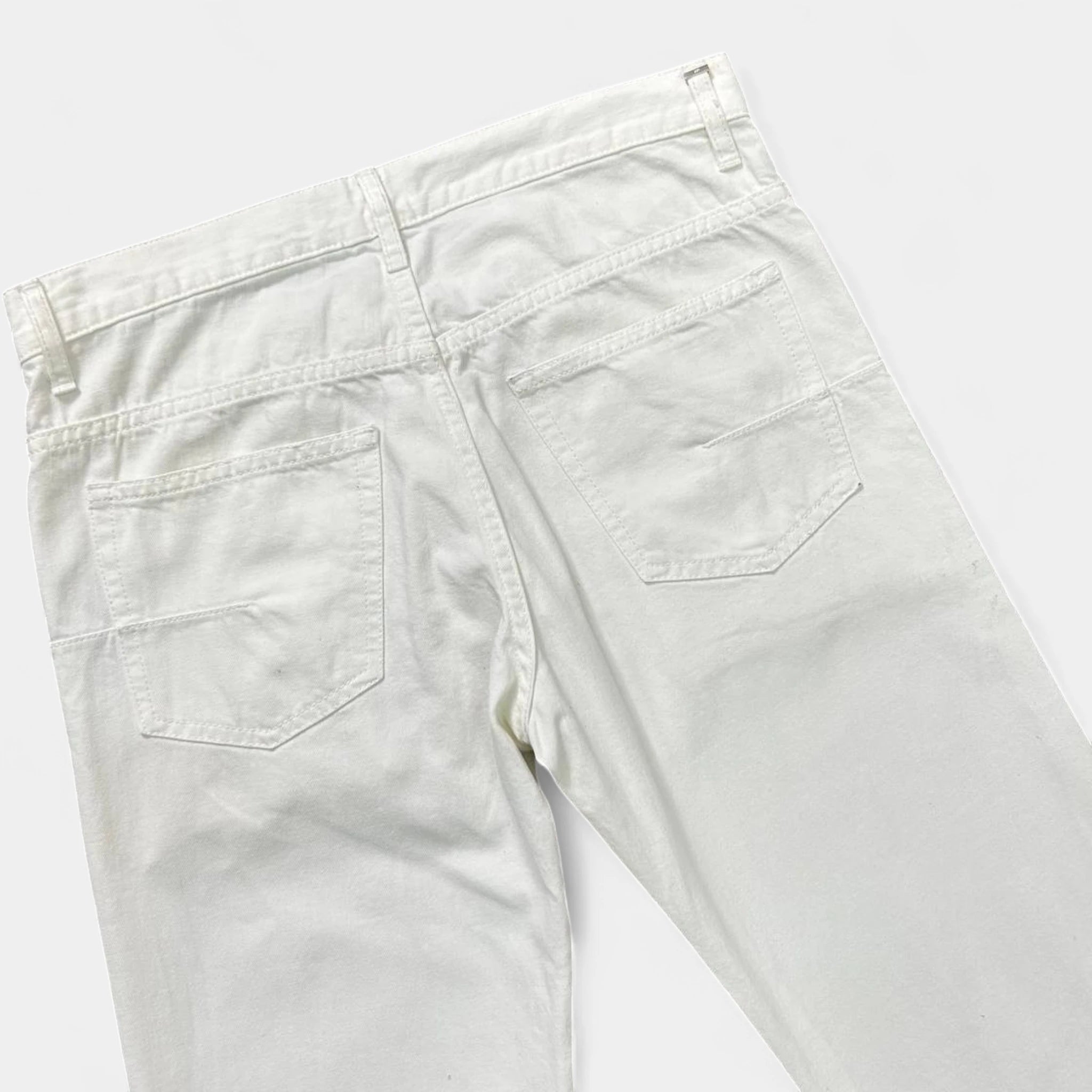 Dior Skinny White Denim Jeans
