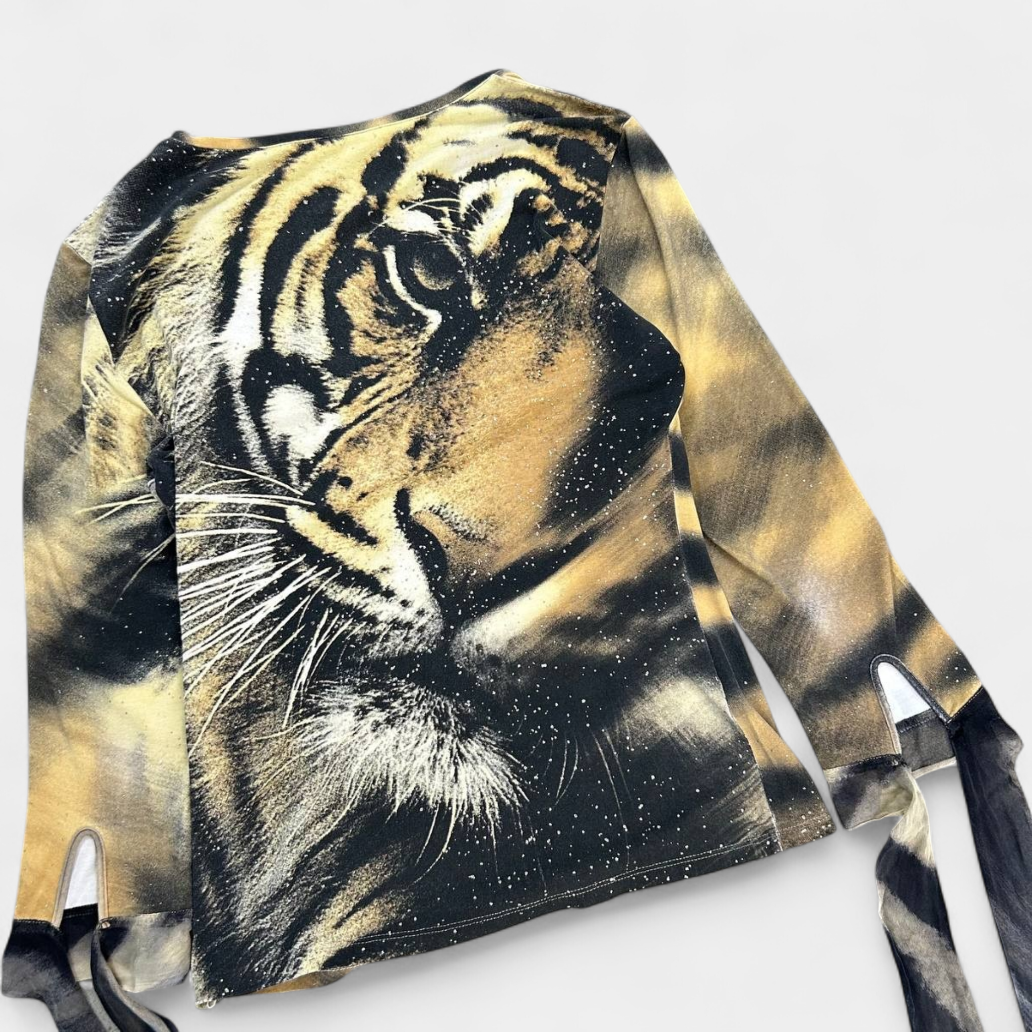 Roberto Cavalli 2000s  Tiger Print Longsleeve