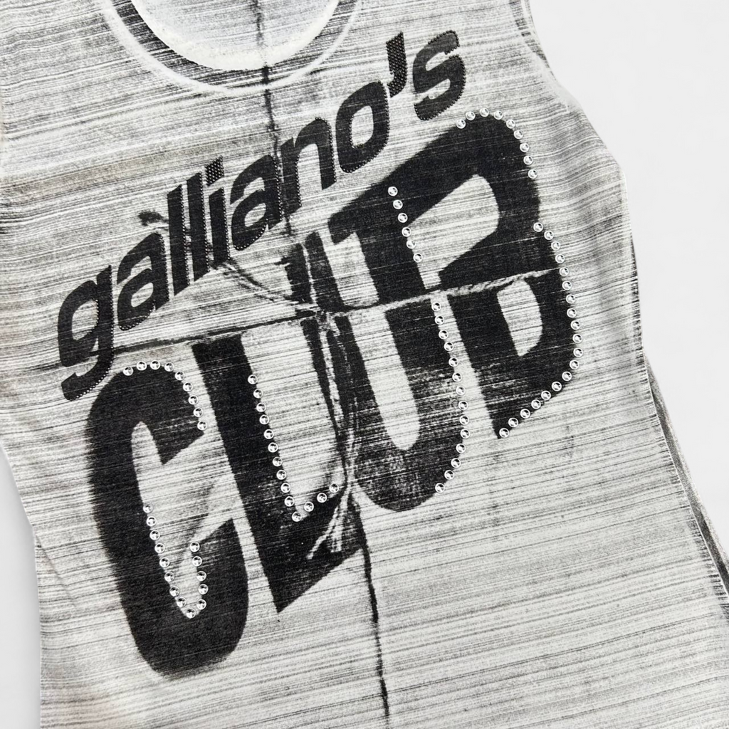 Galliano "Galliano's Club" Self-Portrait Graphic Tee
