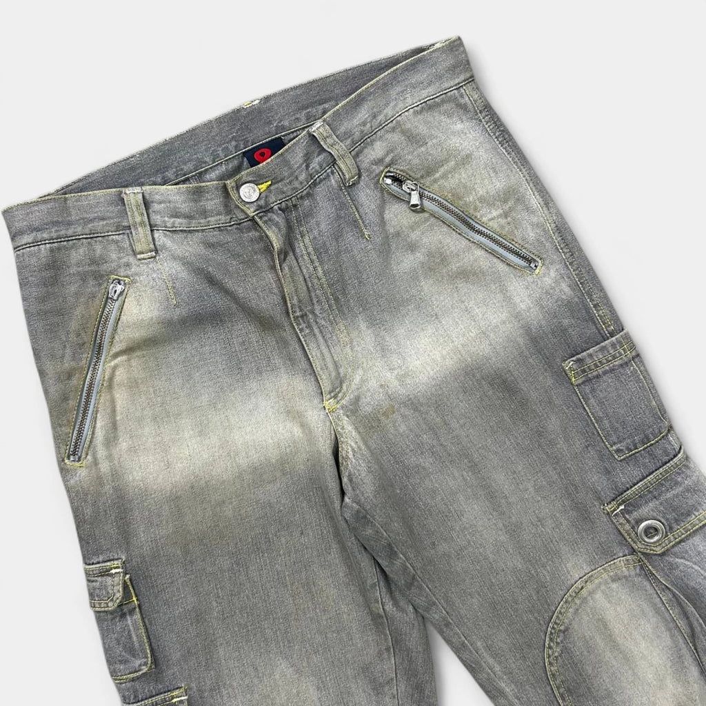 Dolce & Gabbana Grey Washed Cargo Pants