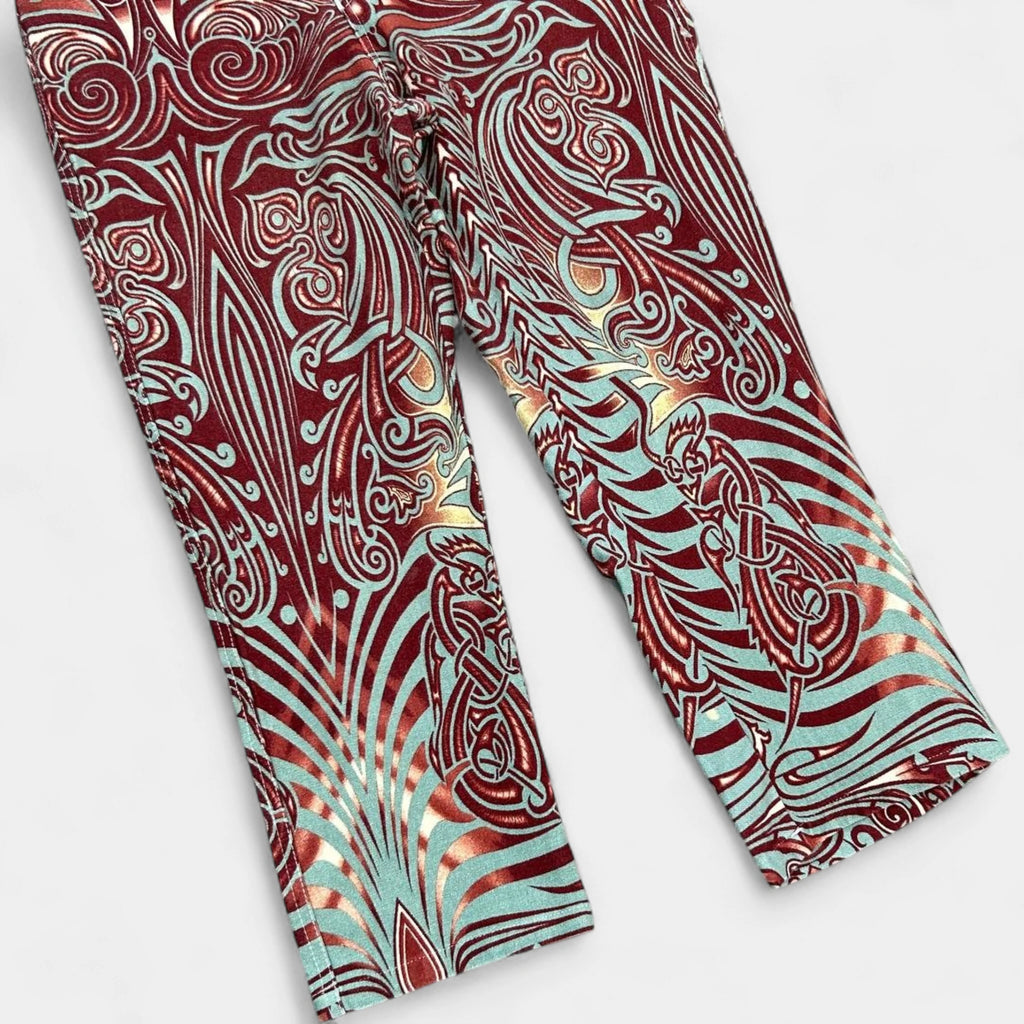 Jean Paul Gaultier 2000's Tribal Pattern Pants