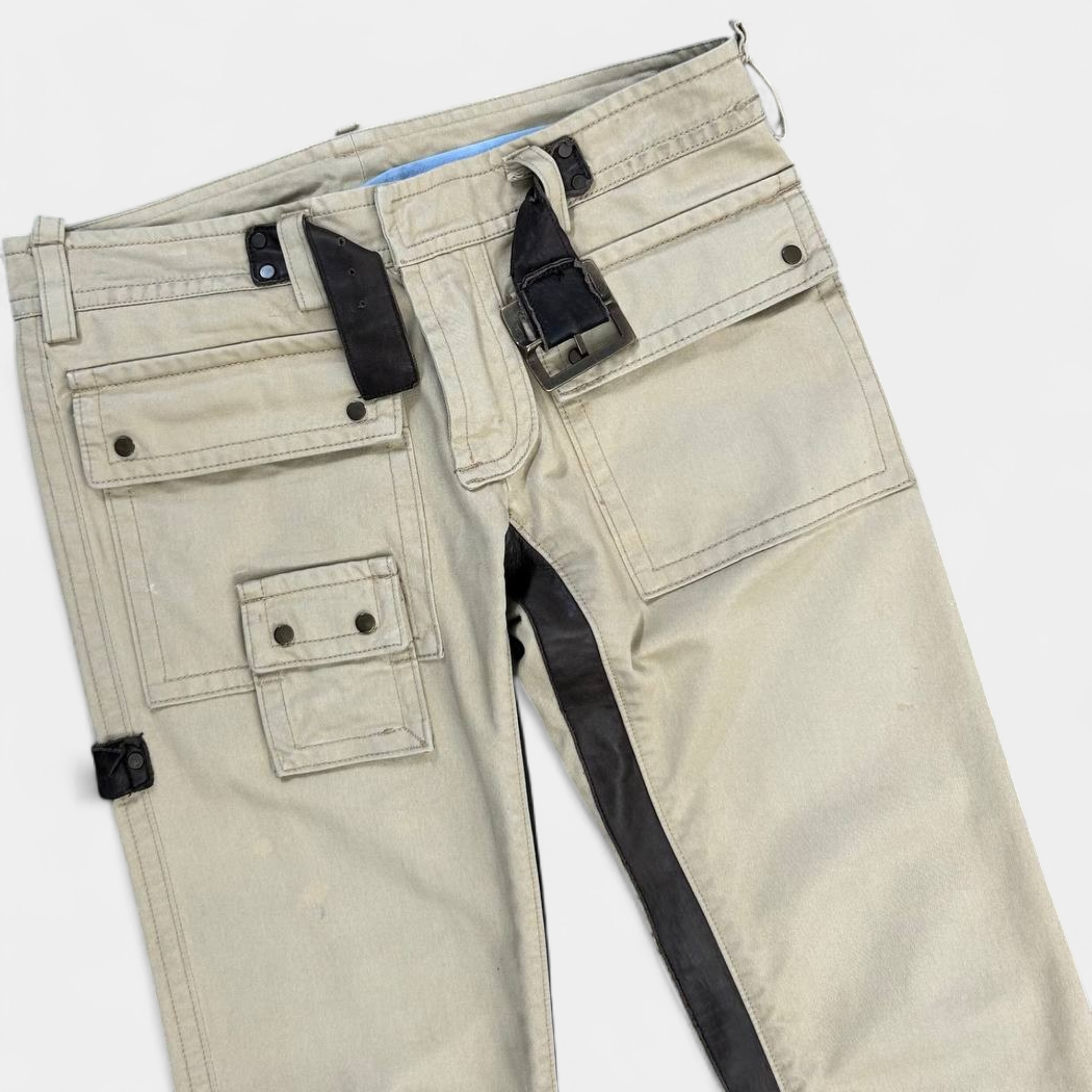 Dsquared2 Flare Beige Cargo Pants