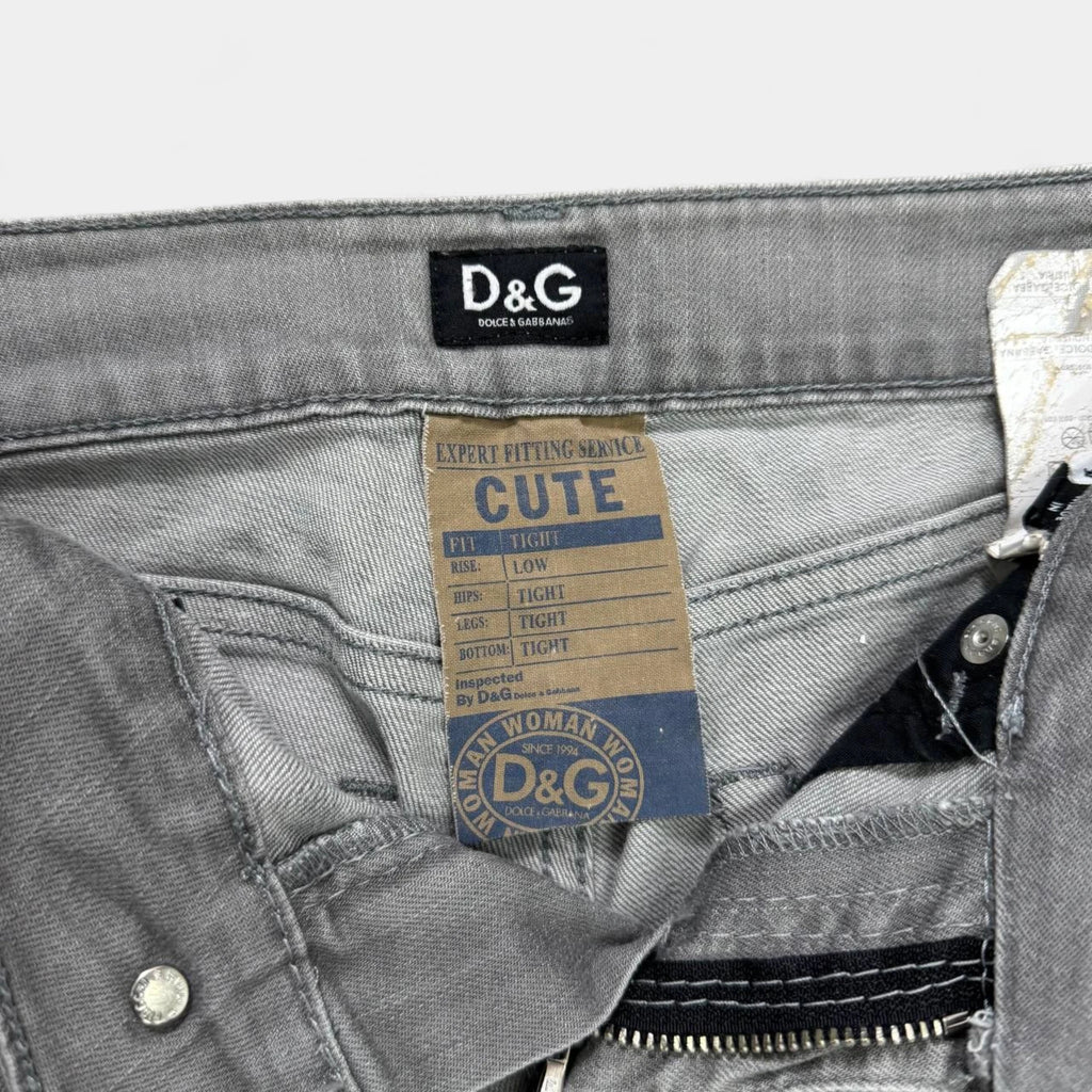 Dolce & Gabbana Skinny Leopard Print Jeans