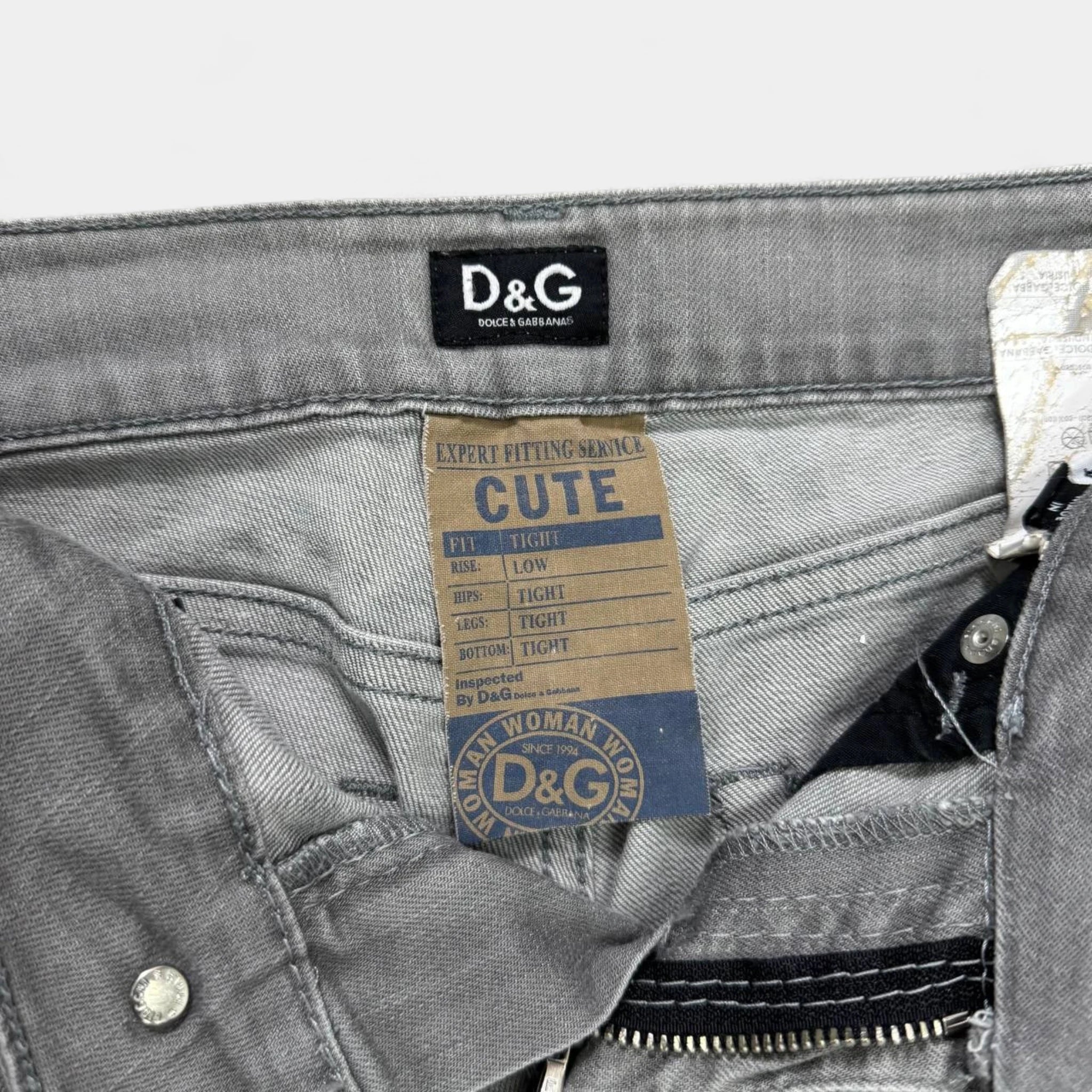 Dolce & Gabbana Skinny Leopard Print Jeans