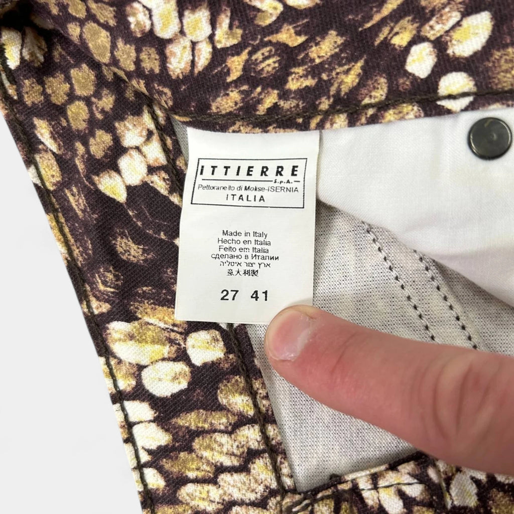 Just Cavalli Geometric Print Pants