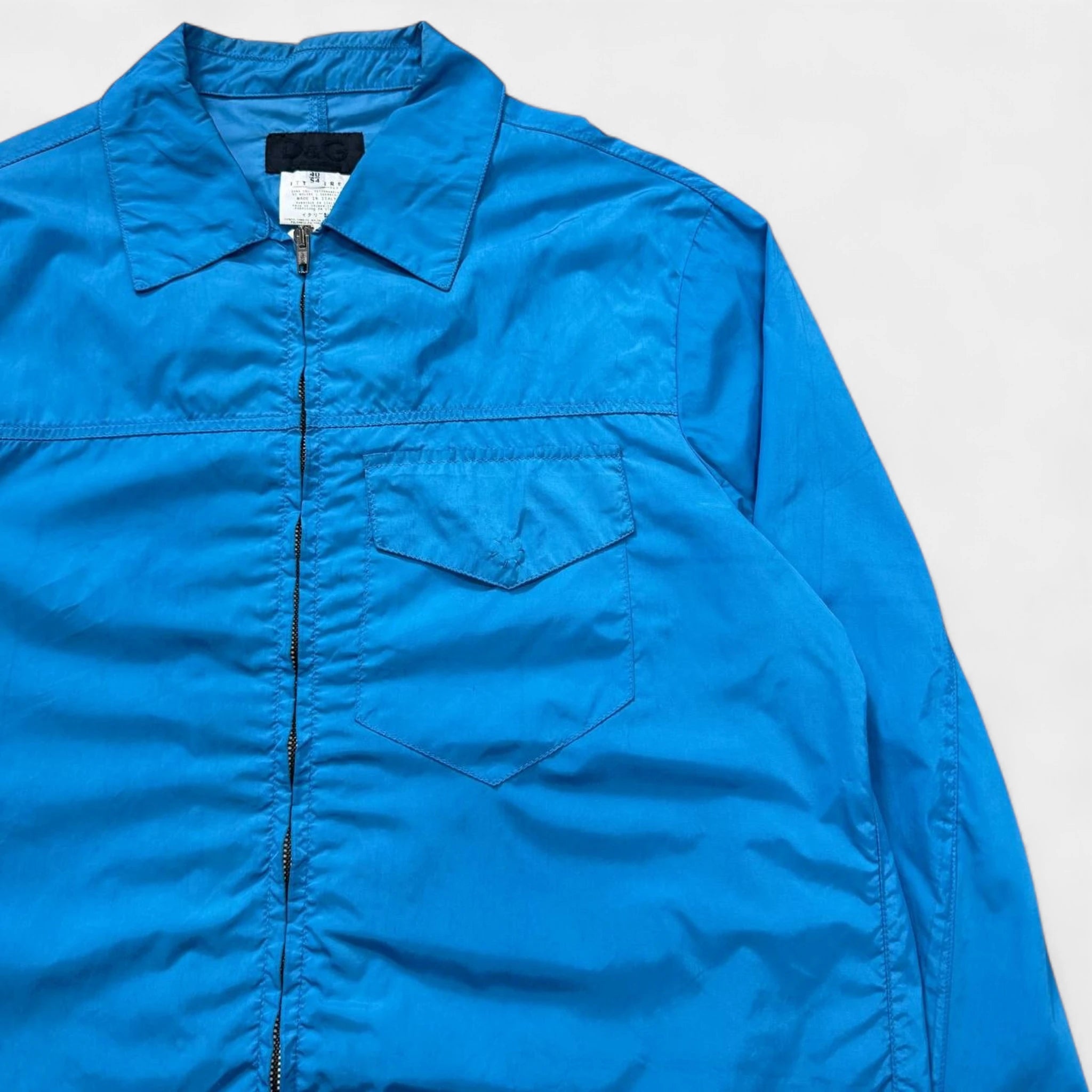 Dolce & Gabbana 2000s Blue Nylon Work Jacket