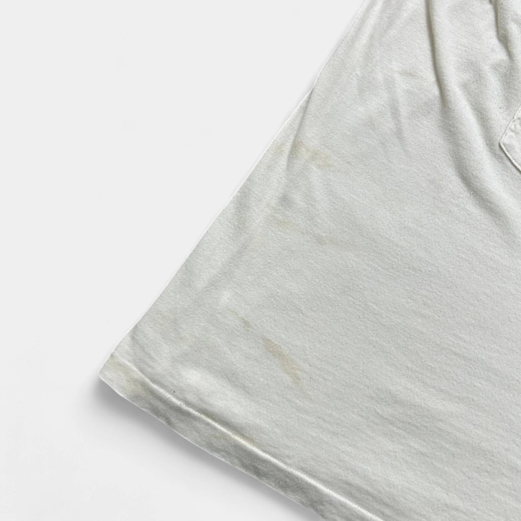 Maison Margiela MM6 Cotton White Sleeveless T-Shirt