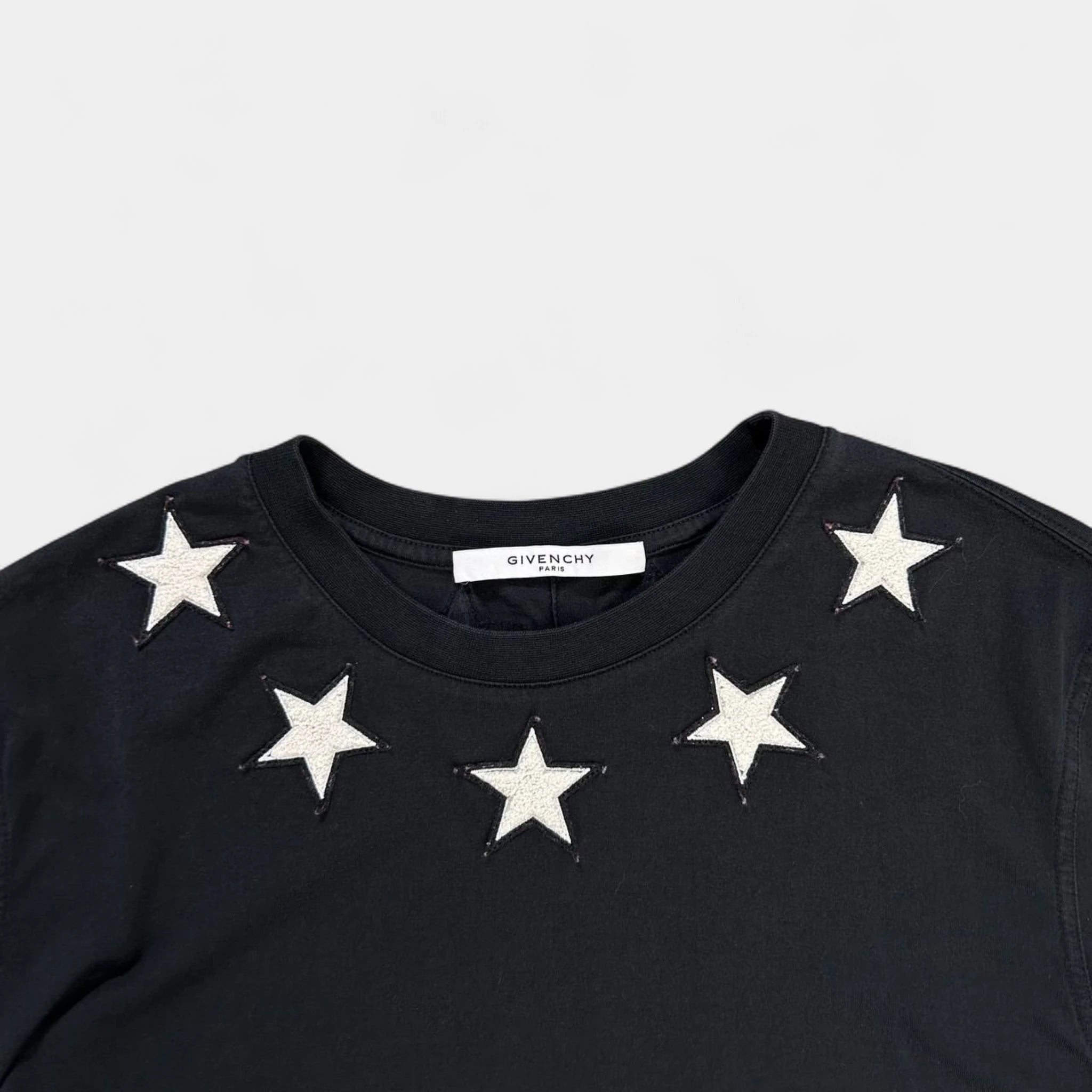 Givenchy 2010s Iconic Black Stars T-Shirt