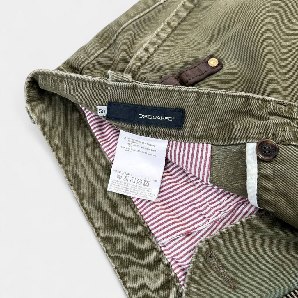 Dsquared2 2000s Cargo Green Pistachio Pants