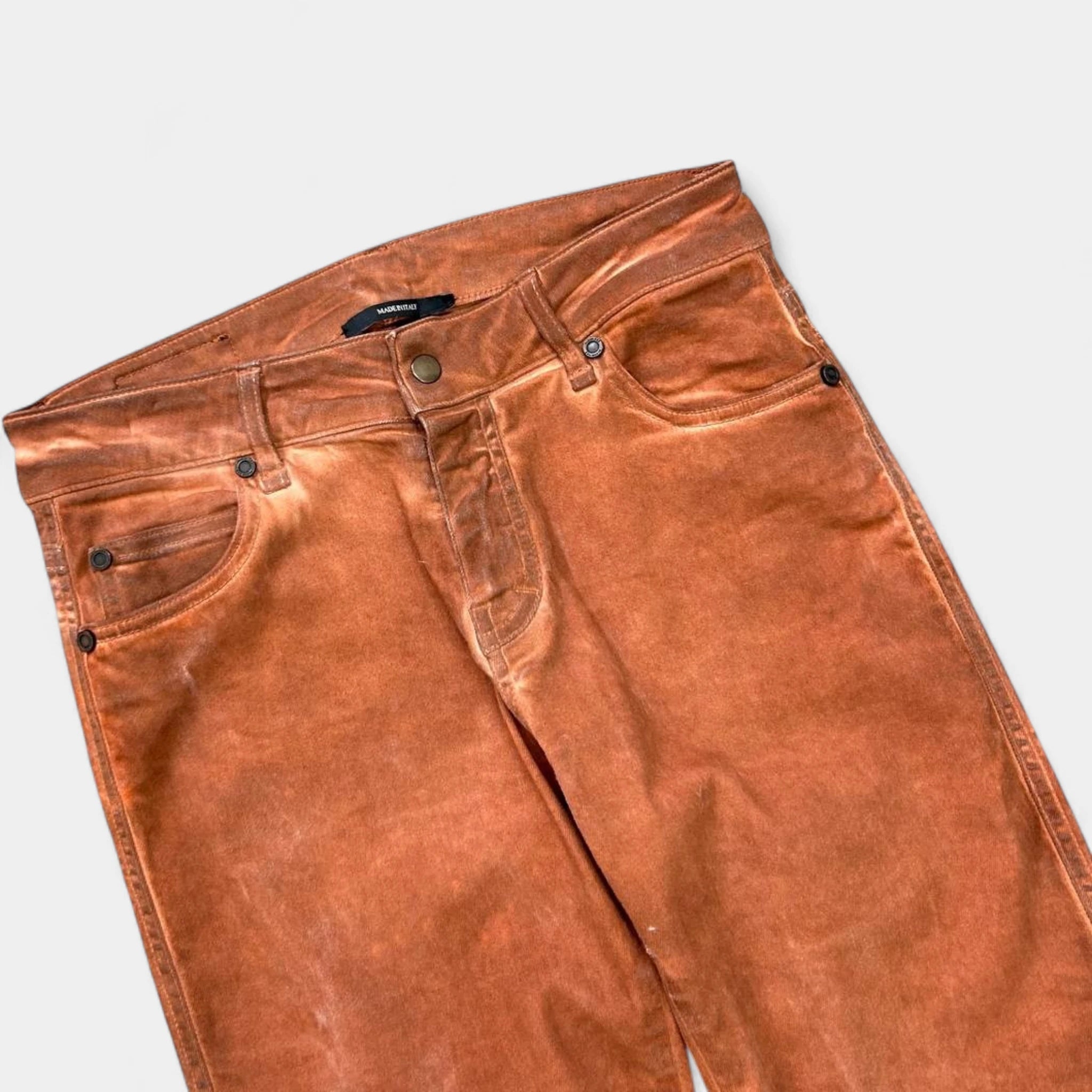 Plein Sud Terracota Denim Skinny Pants