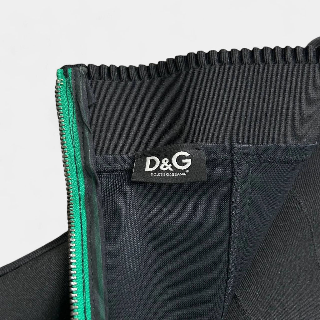 Dolce & Gabbana Green Silk Cocktail Dress