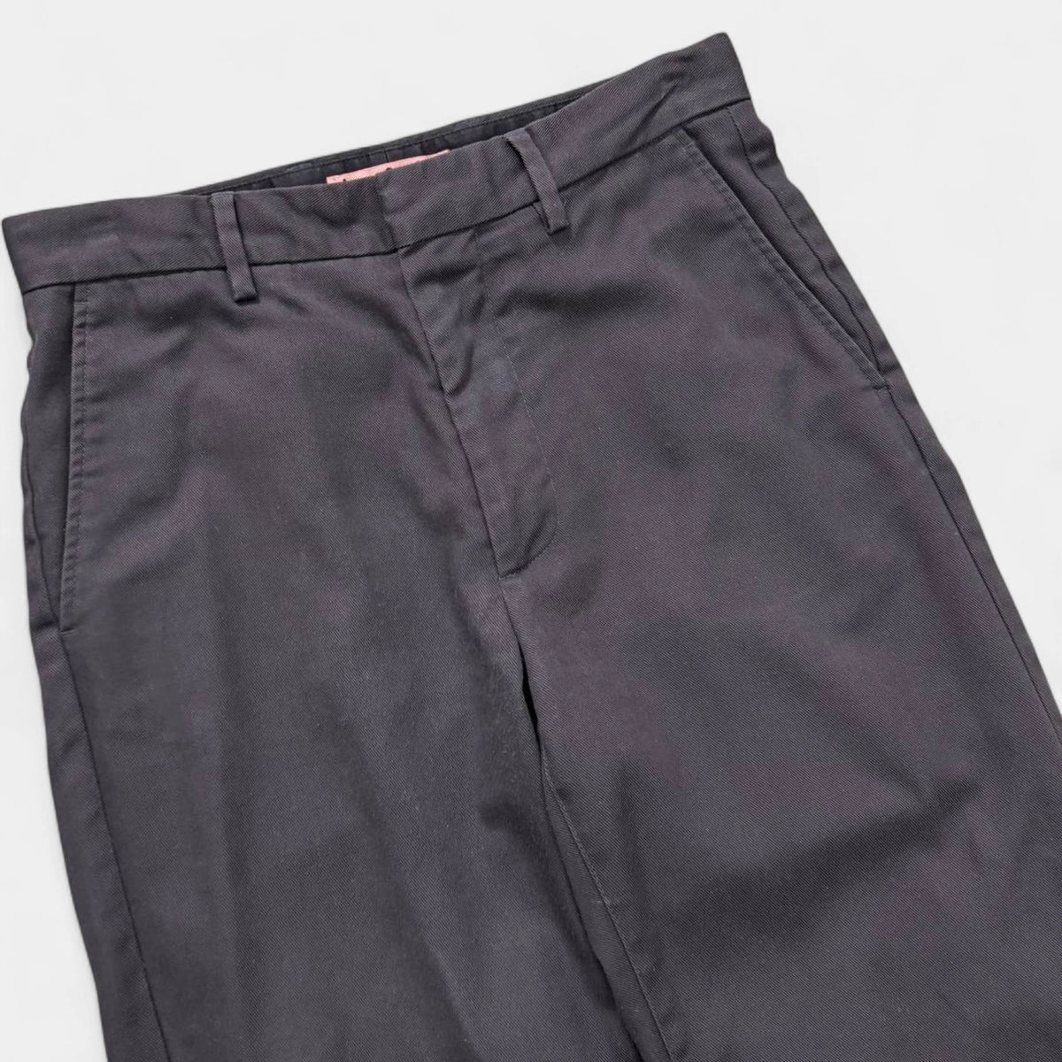 Acne Studios Straight Leg Cotton Twill Trousers