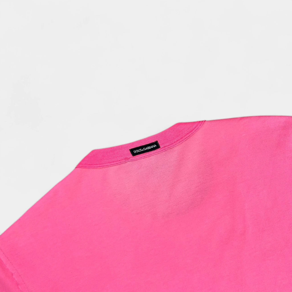 Dolce & Gabbana 2000's Jamaica Pink T-Shirt