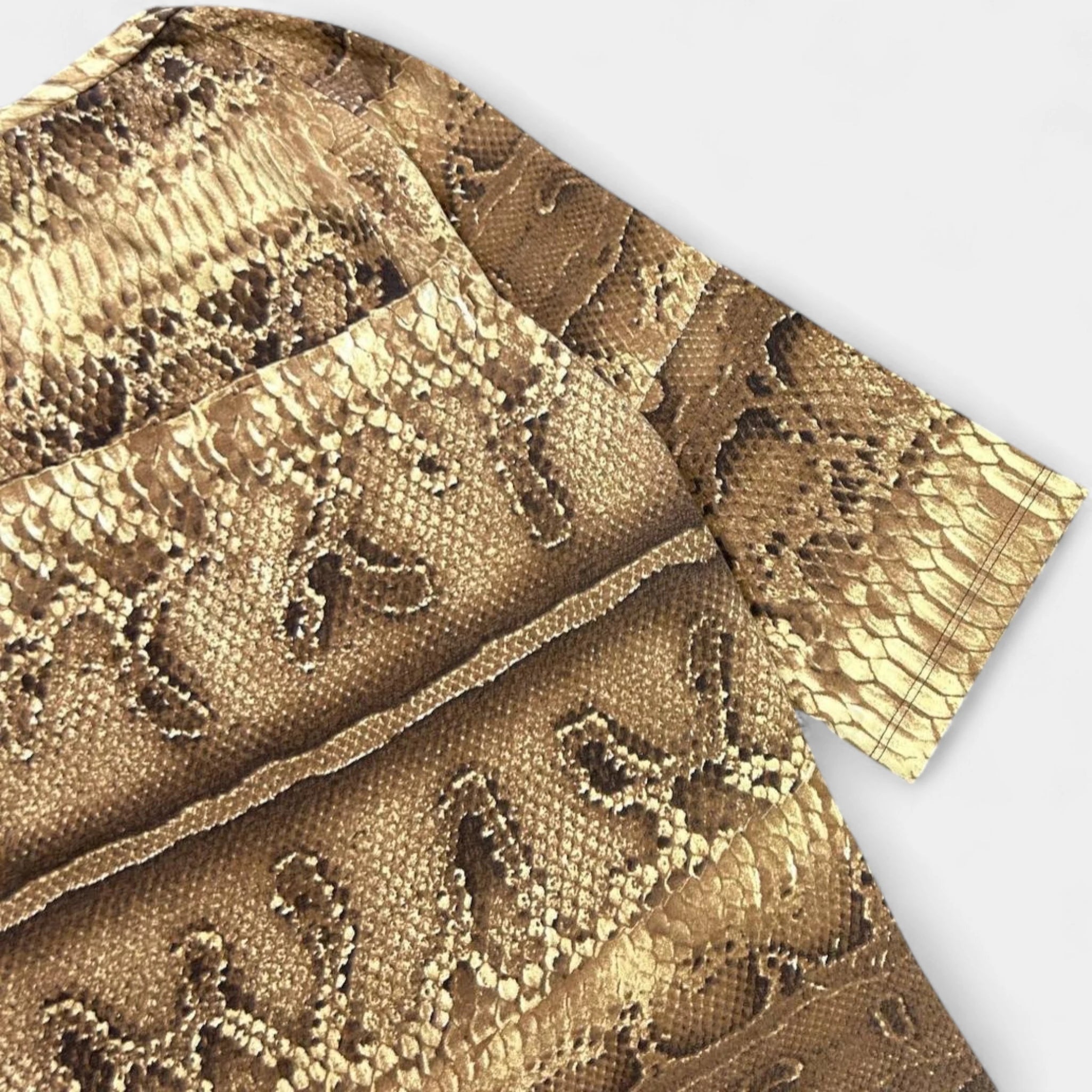 Just Cavalli Snake Print Three Quarter Sleeve T-Shirt