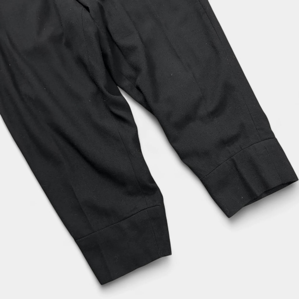 Rick Owens Cropped Drop-Crotch Trousers