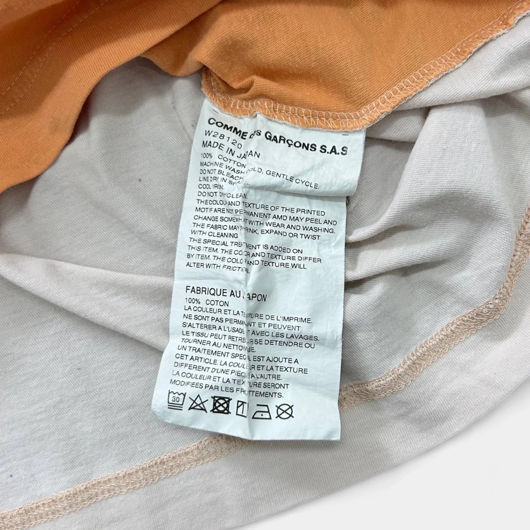 Comme Des Garçons SHIRT Colorblock Multicolor Tee