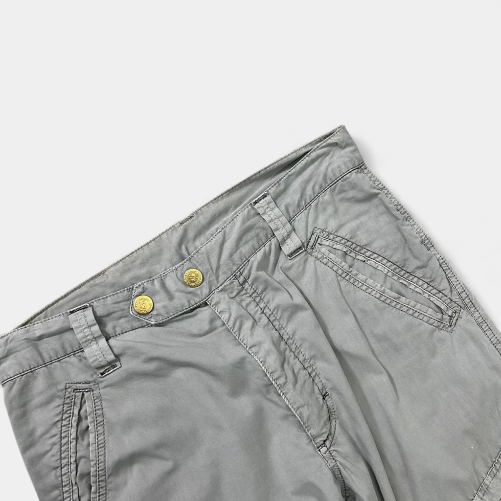 Dolce & Gabbana 2000's Grey Multipocket Cargo Pants