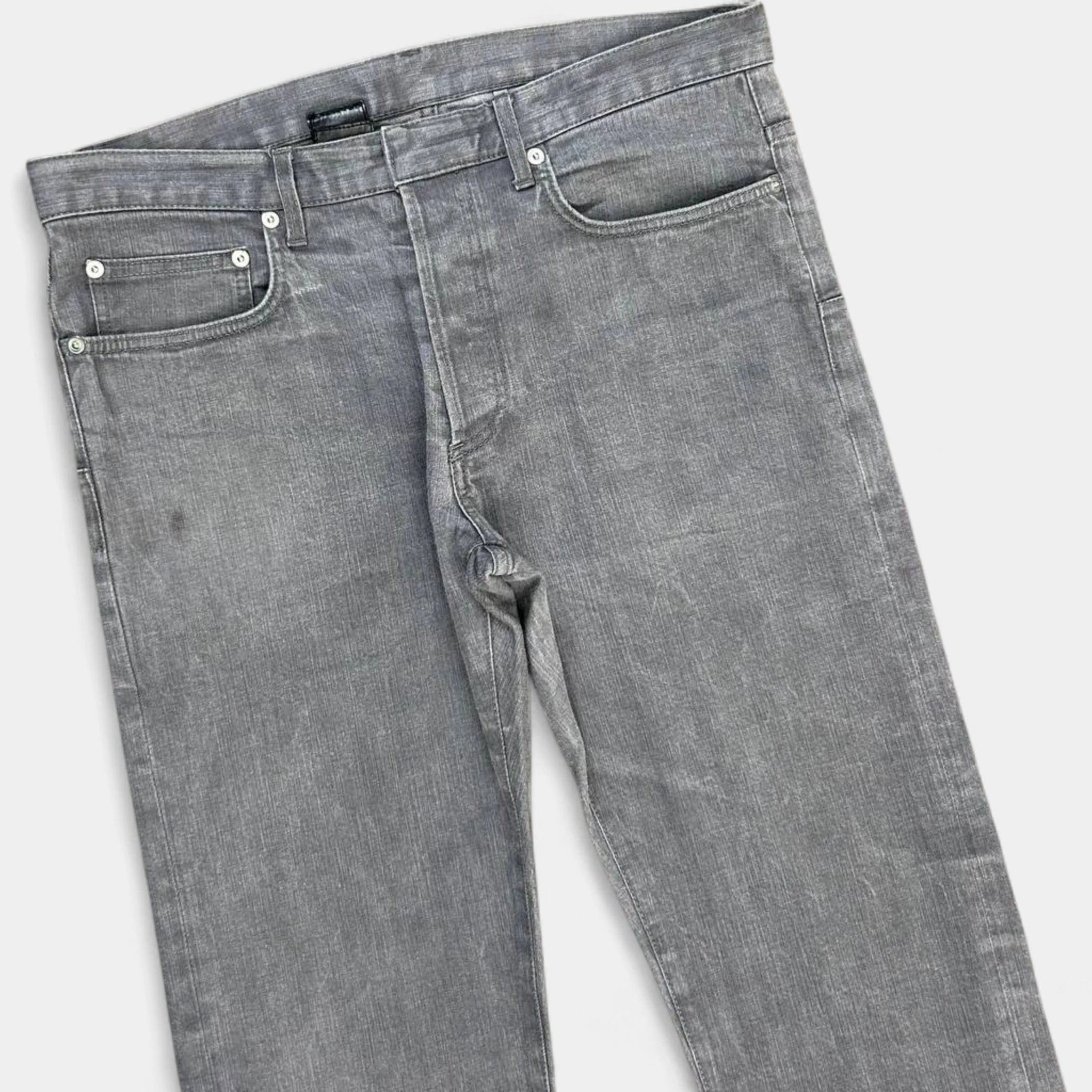 Dior Homme Hedi Slimane Grey Straight Leg Jeans