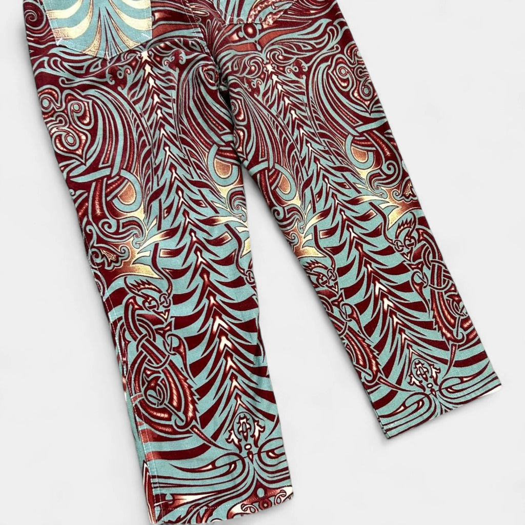 Jean Paul Gaultier 2000's Tribal Pattern Pants
