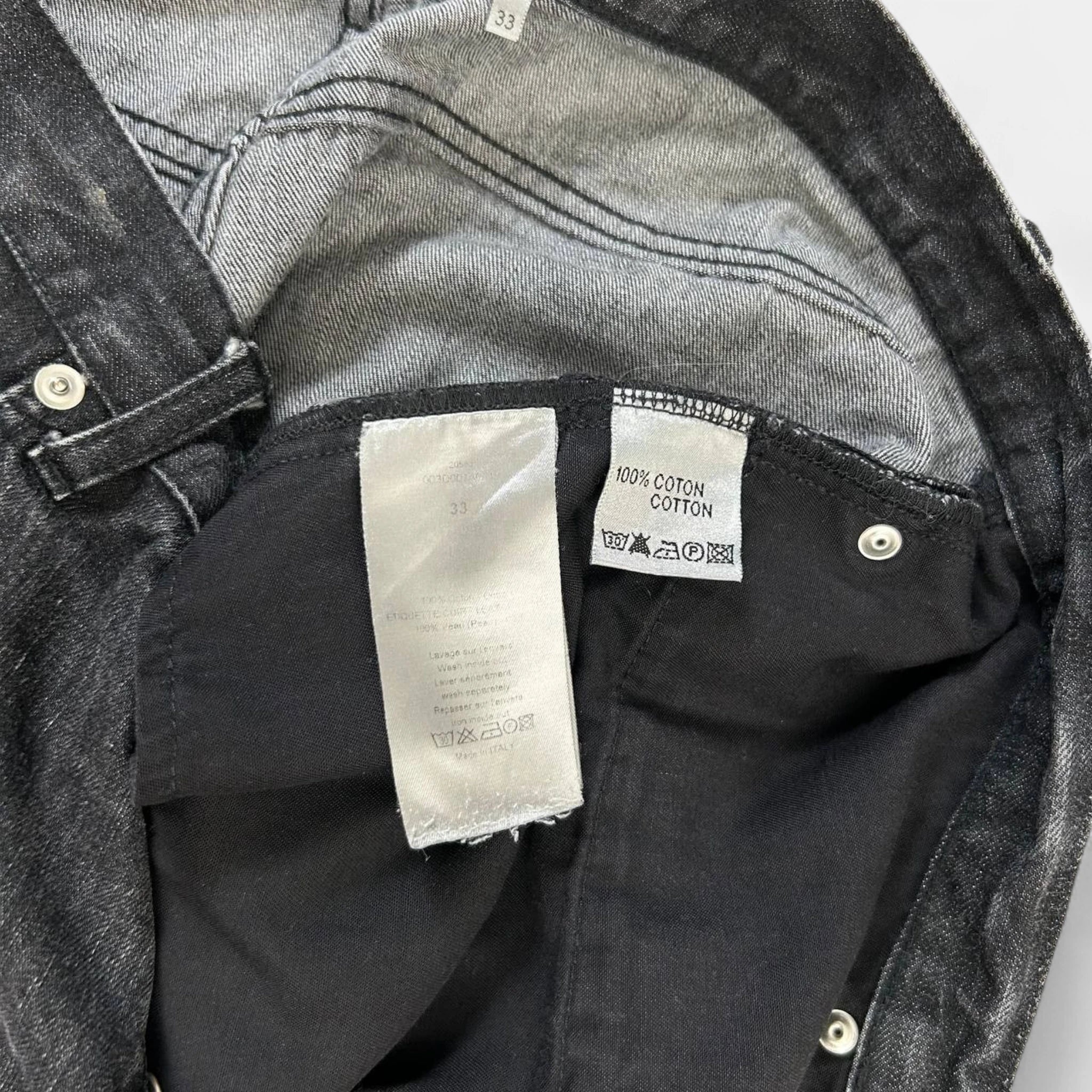 Dior Homme Kriss Van Assche Black Jeans