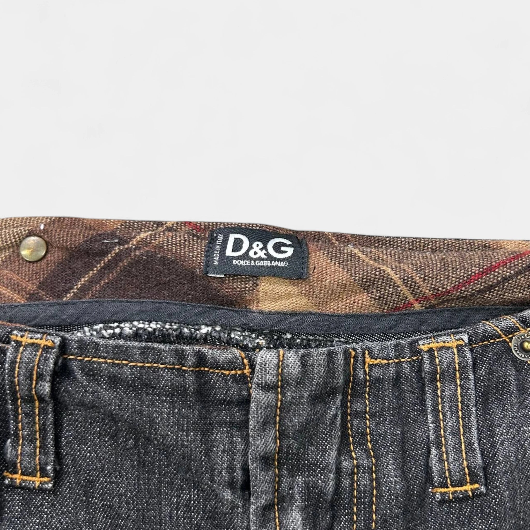 Dolce & Gabbana 2000's Denim Carpenter Pants