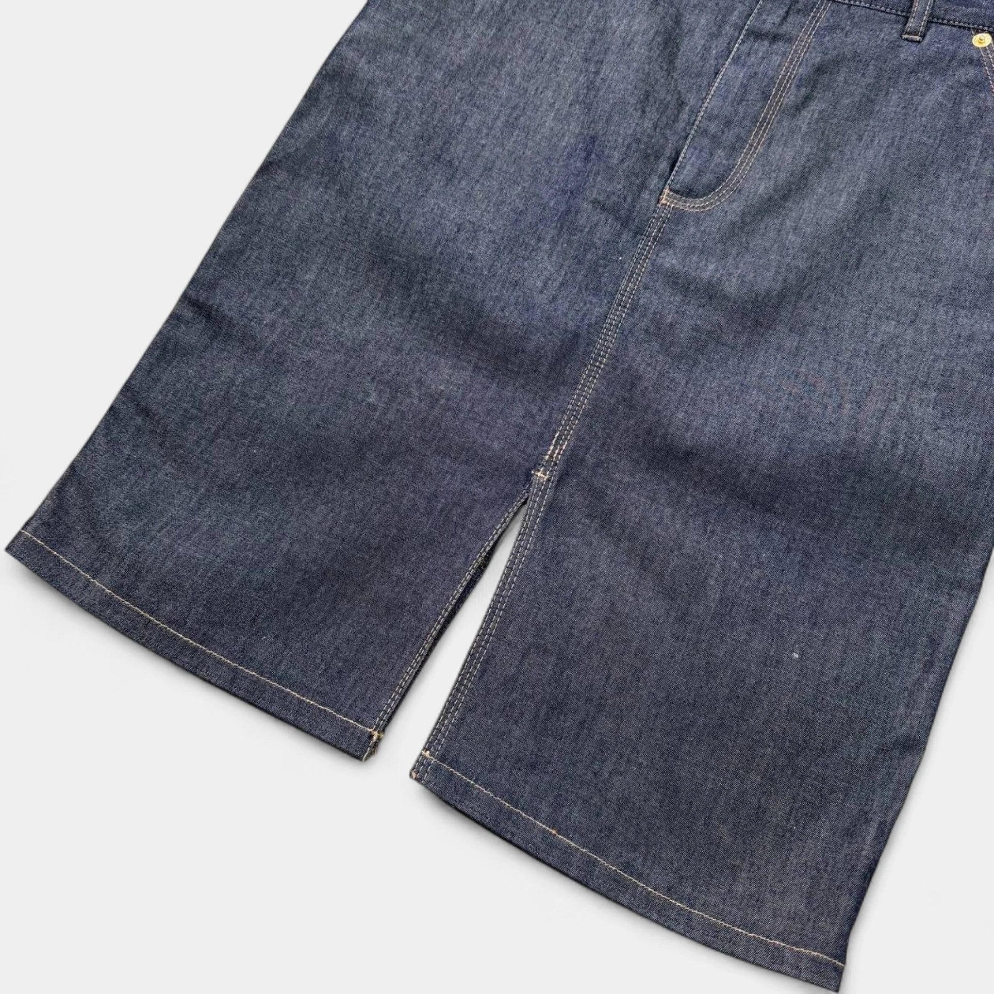 Gucci by Tom Ford High-Waisted Raw Indigo Denim Split Skirt