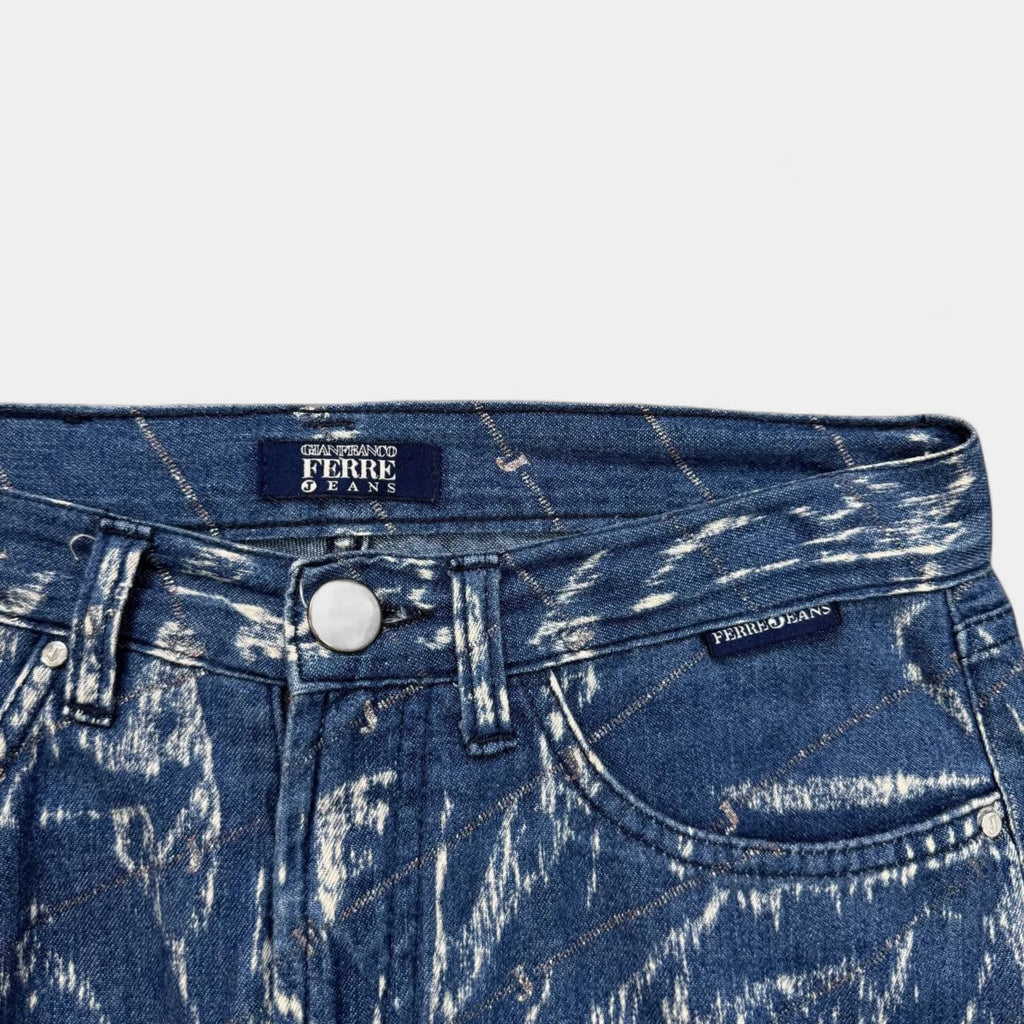 Gianfranco Ferré Glitter Flare Jeans