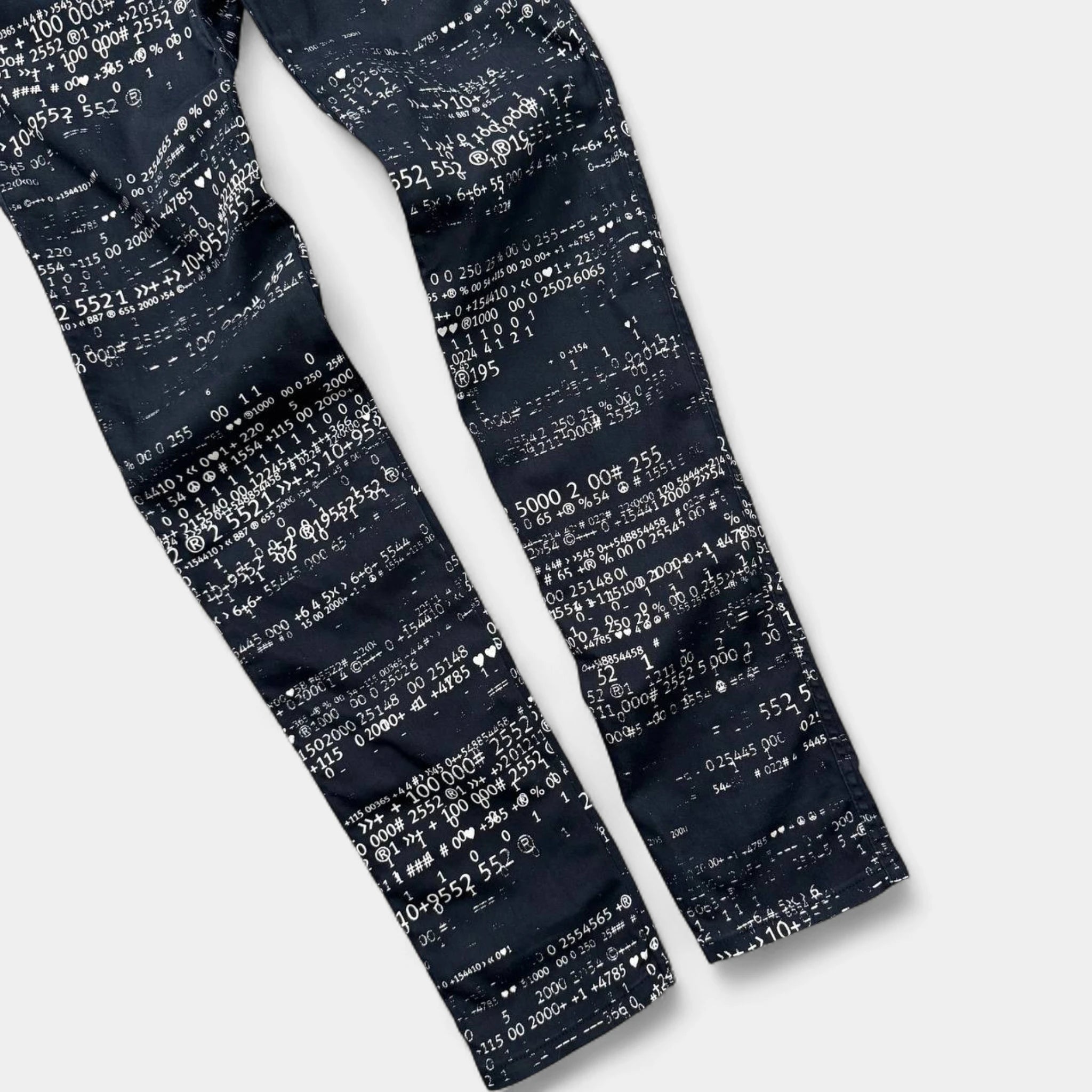 Moschino Numbers Print Skinny Pants