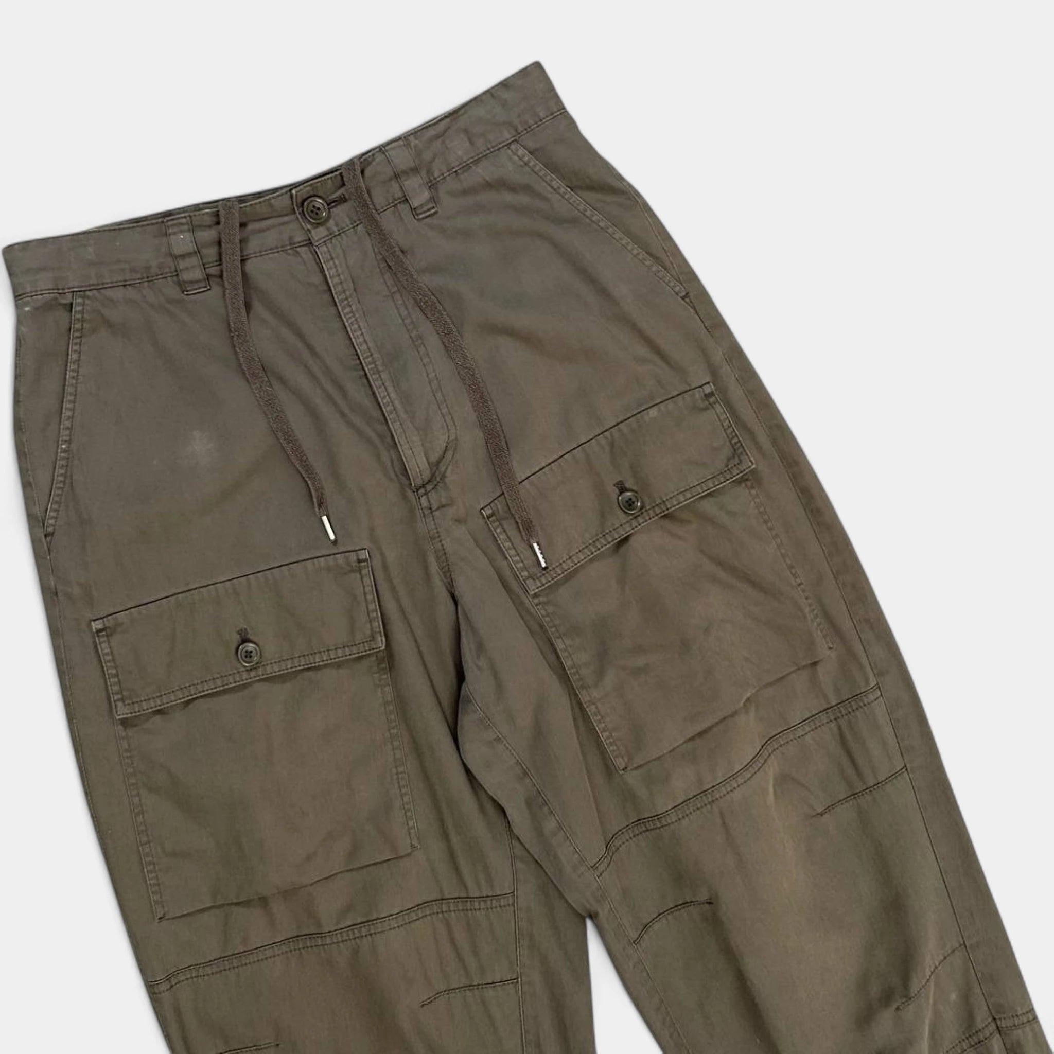 Acne Studios Cargo Military Green Cargo Pants