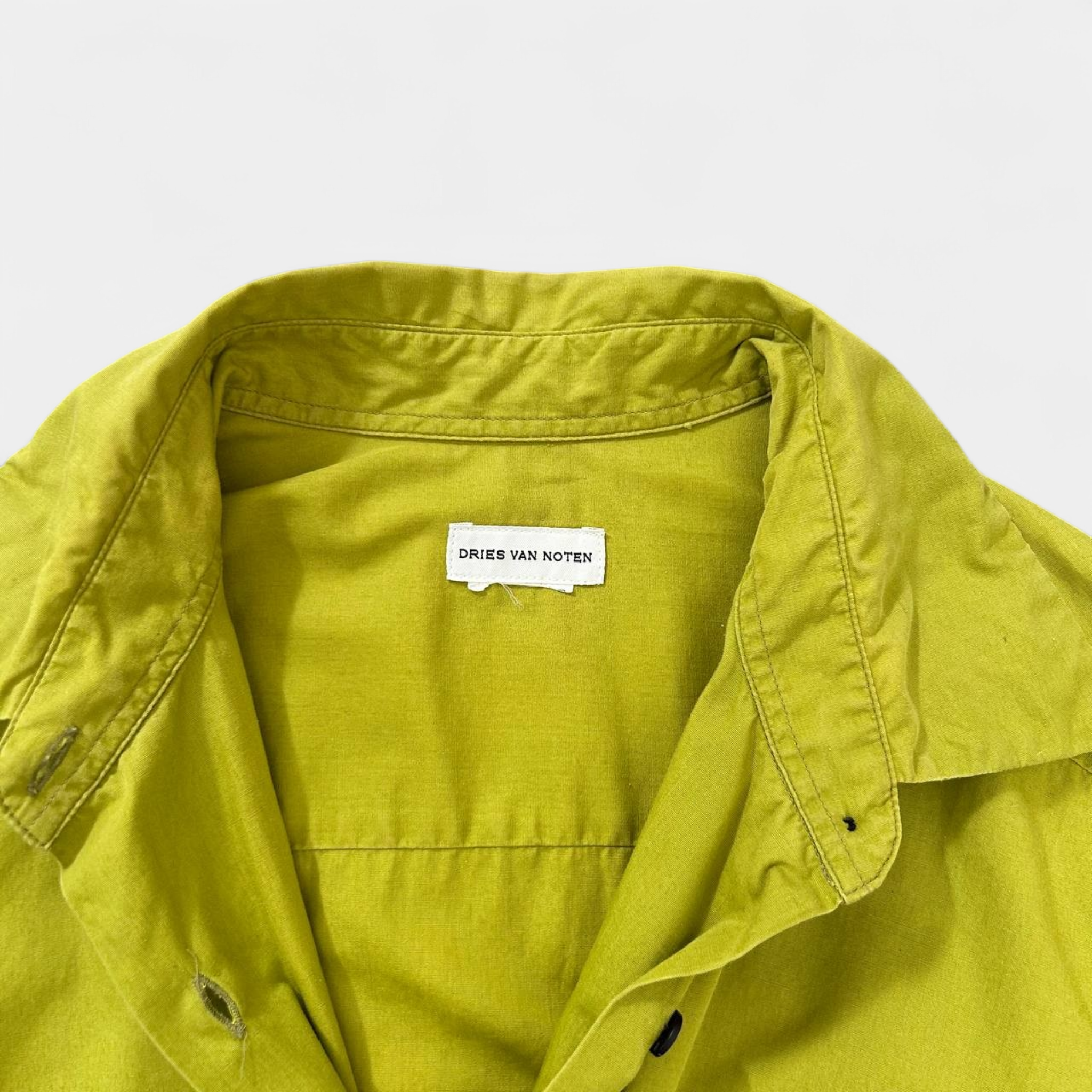 Dries Van Noten Button-Zipper Shirt