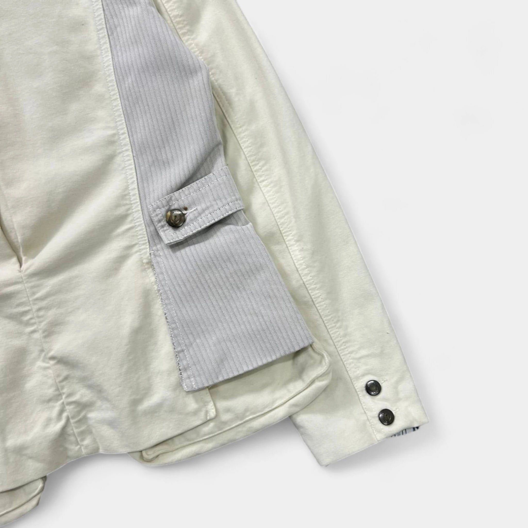 Just Cavalli Women's Beige and Black Cargo Style Jacket