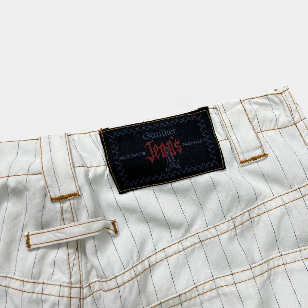Jean Paul Gaultier Vintage White Striped Pants