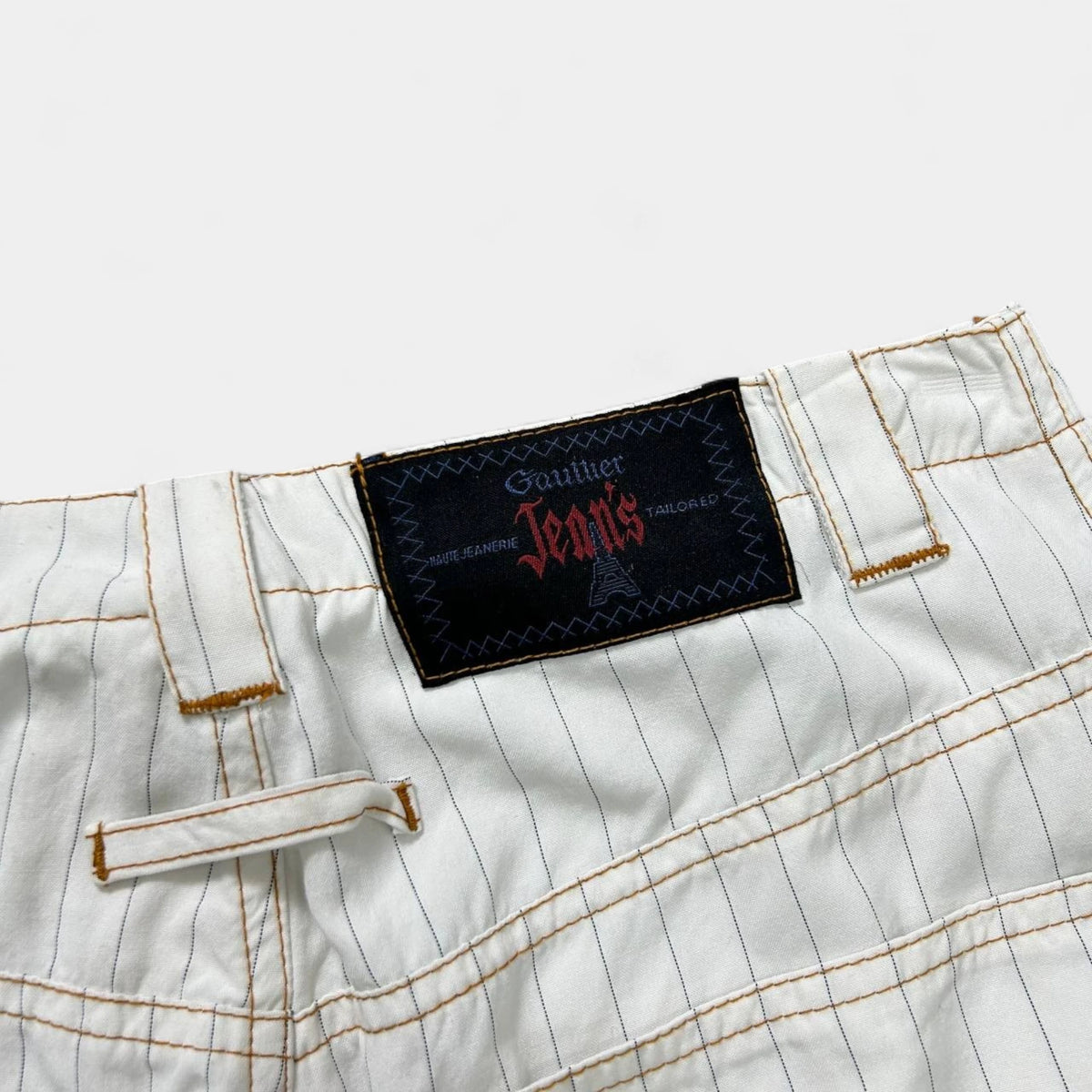 Jean Paul Gaultier Vintage White Striped Pants