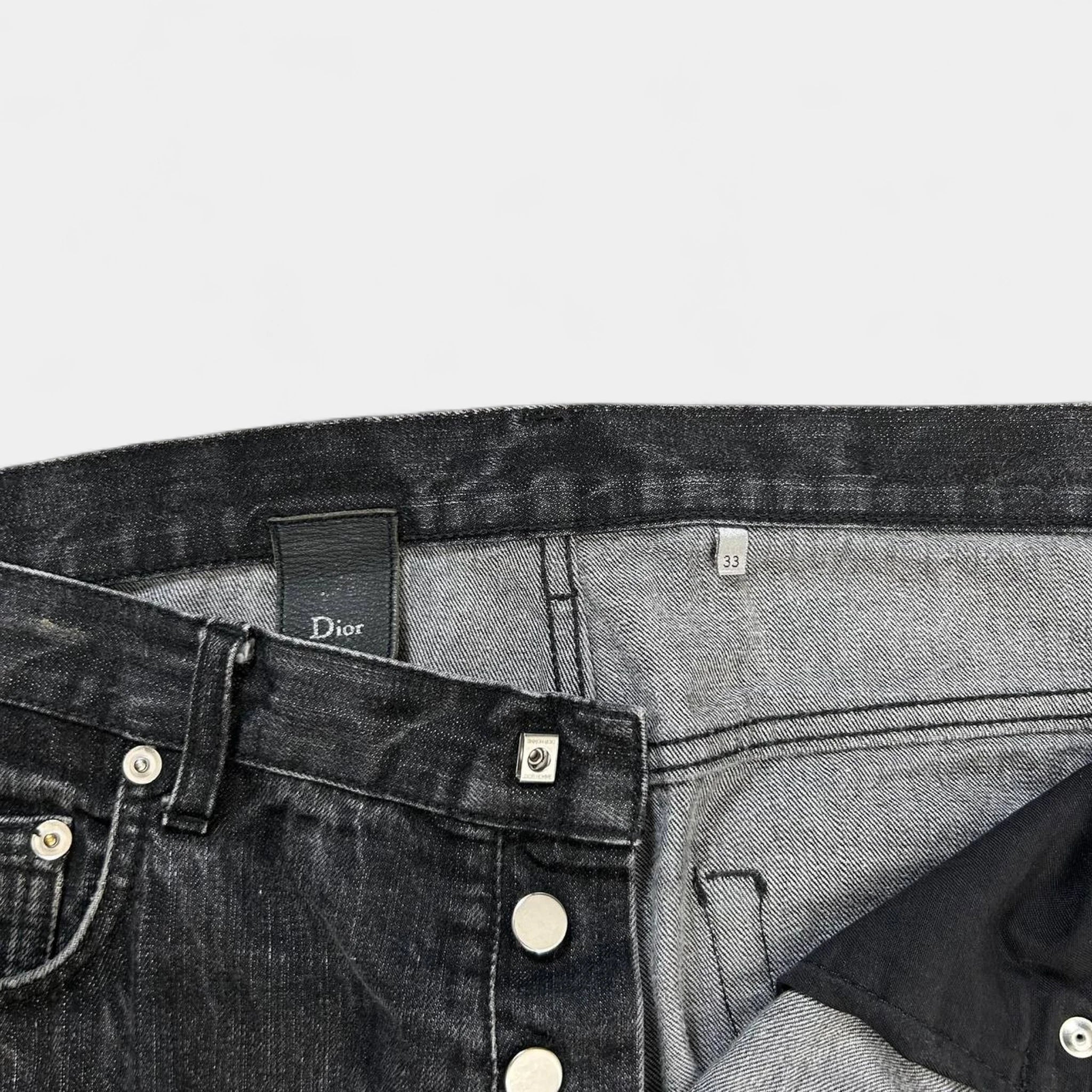 Dior Homme Kriss Van Assche Black Jeans