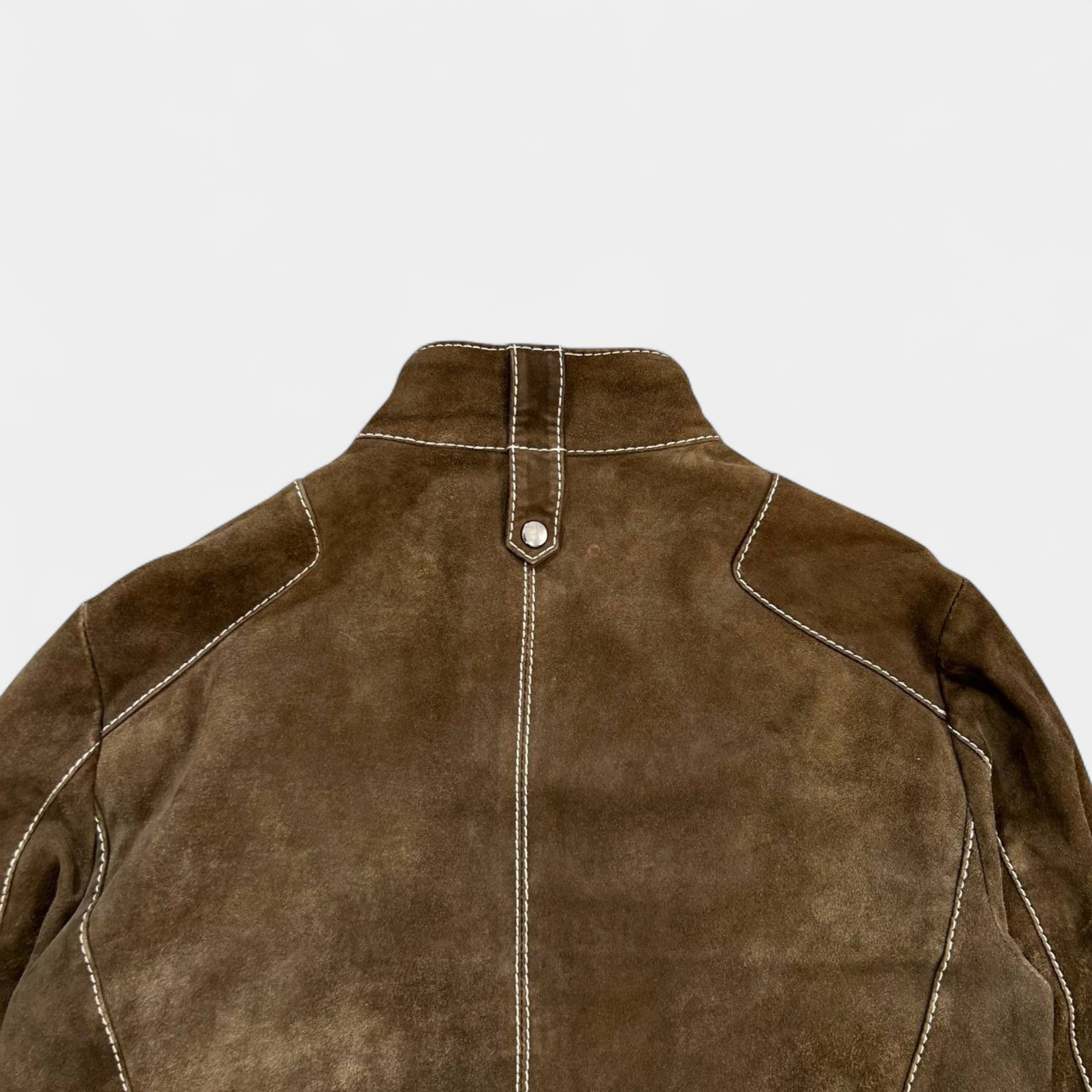 Dirk Bikkembergs Brown Suede Bondage Jacket