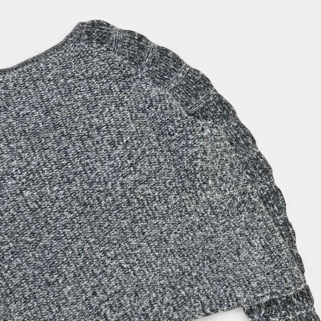 Helmut Lang 2010's Grey Knit Sweater