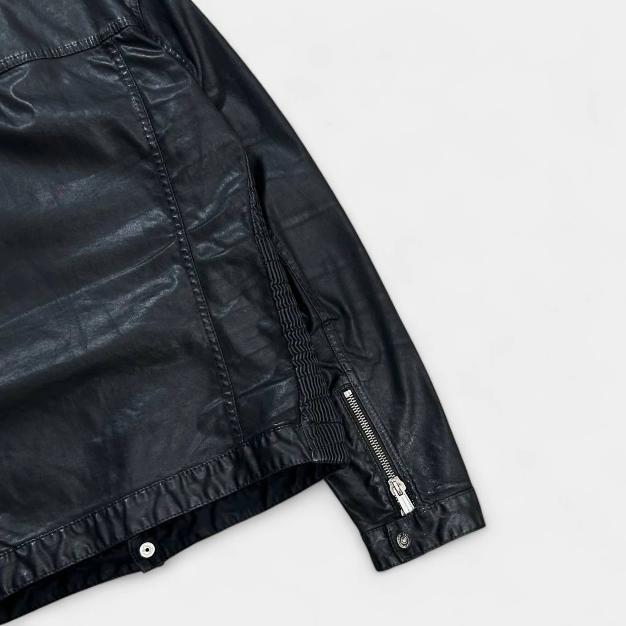 Dsquared2  Black Waxed Denim Jacket