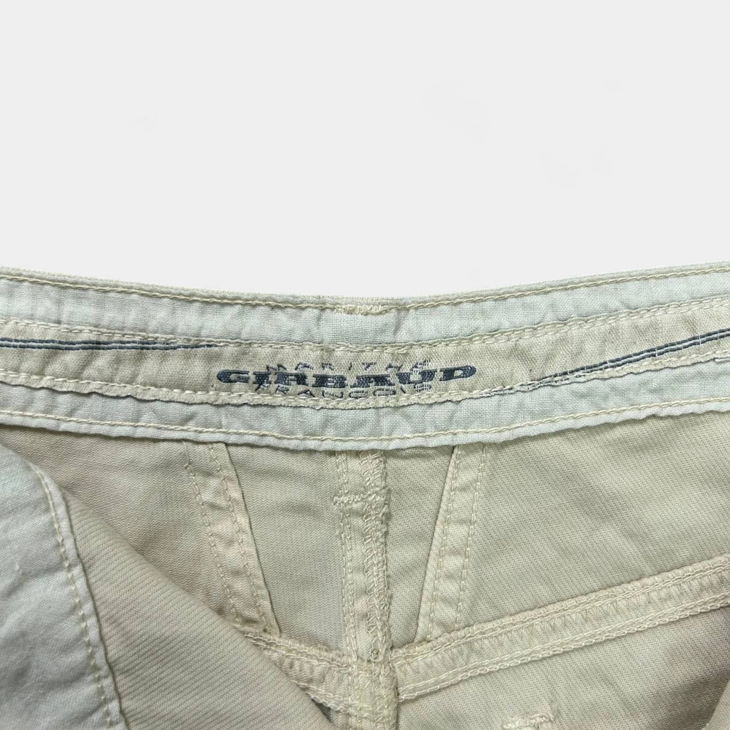 Marithé + François Girbaud 1990s Beige Carpenter Pants