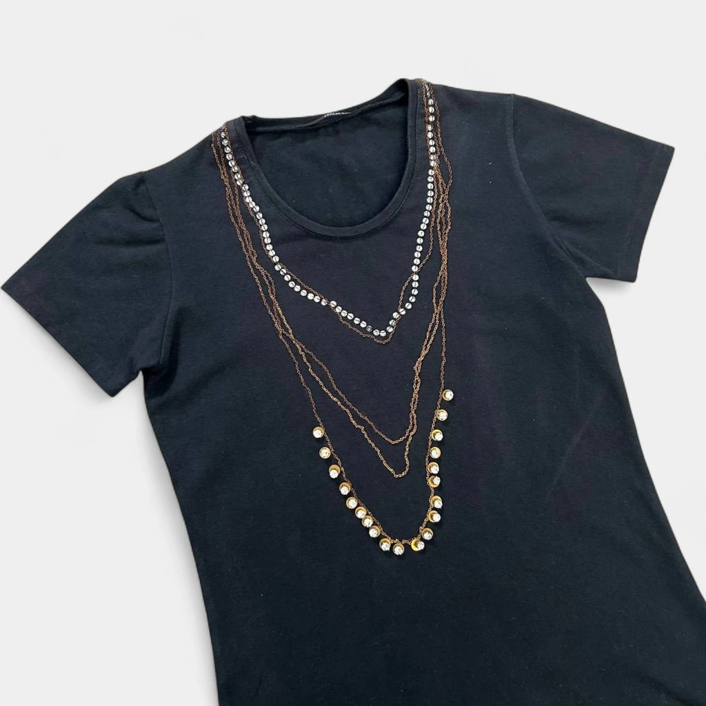 Armand Basi Rhinestone Chains Tee