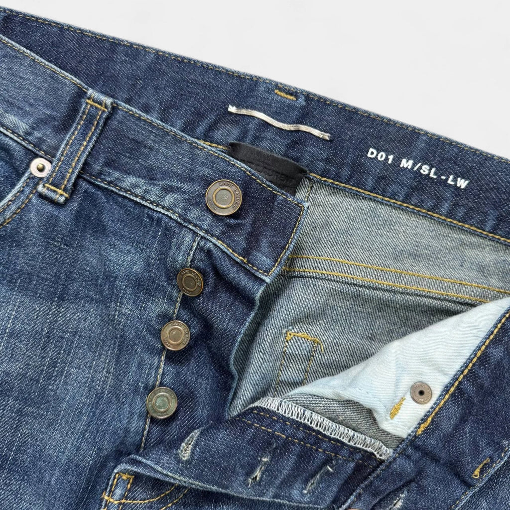 Saint Laurent by Hedi Slimane Blue D01 Straight Jeans