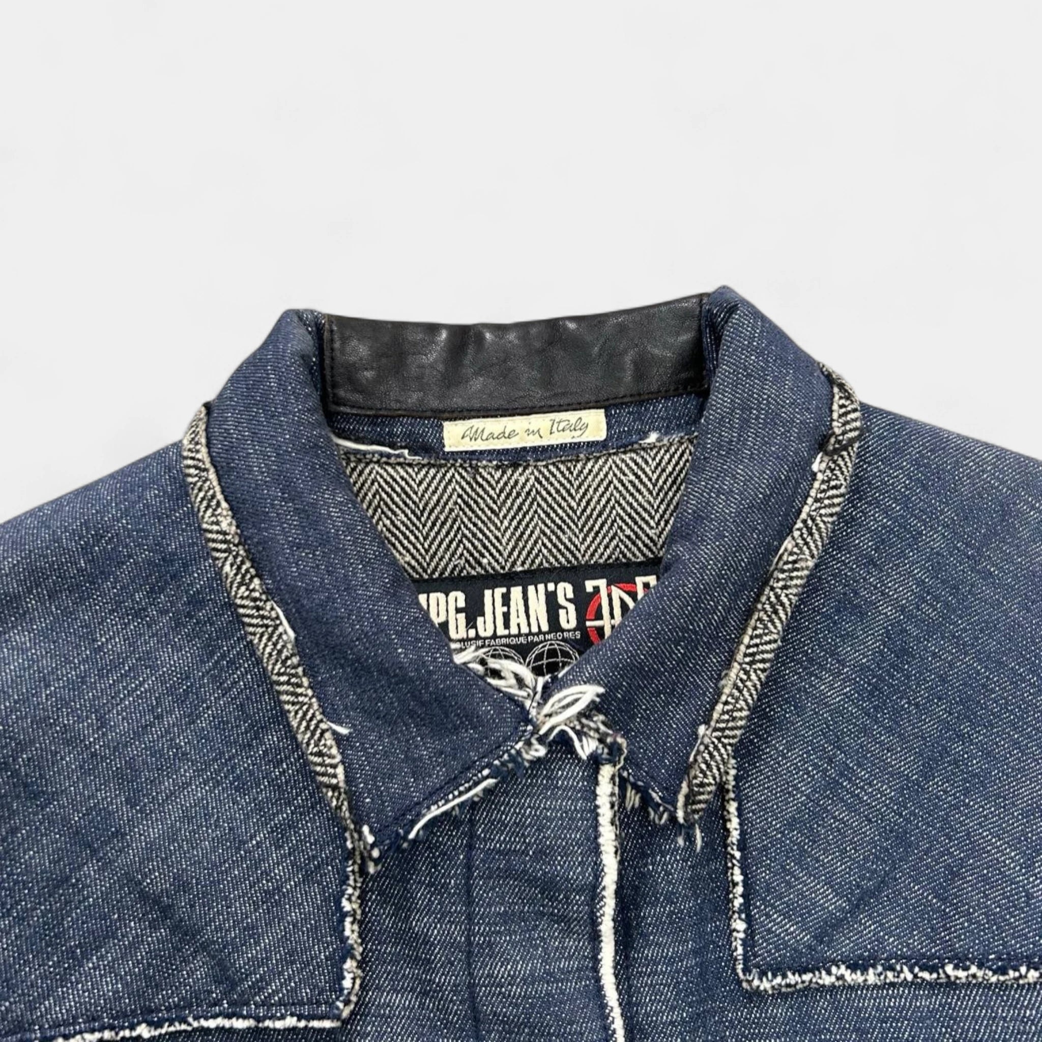 Jean Paul Gaultier 90's Denim Magnet Jacket
