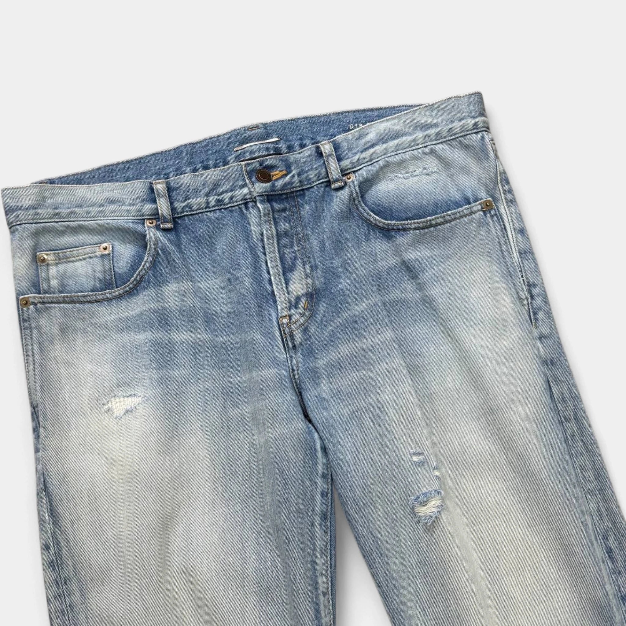 Saint Laurent 2022 Straight-Leg Denim Jeans