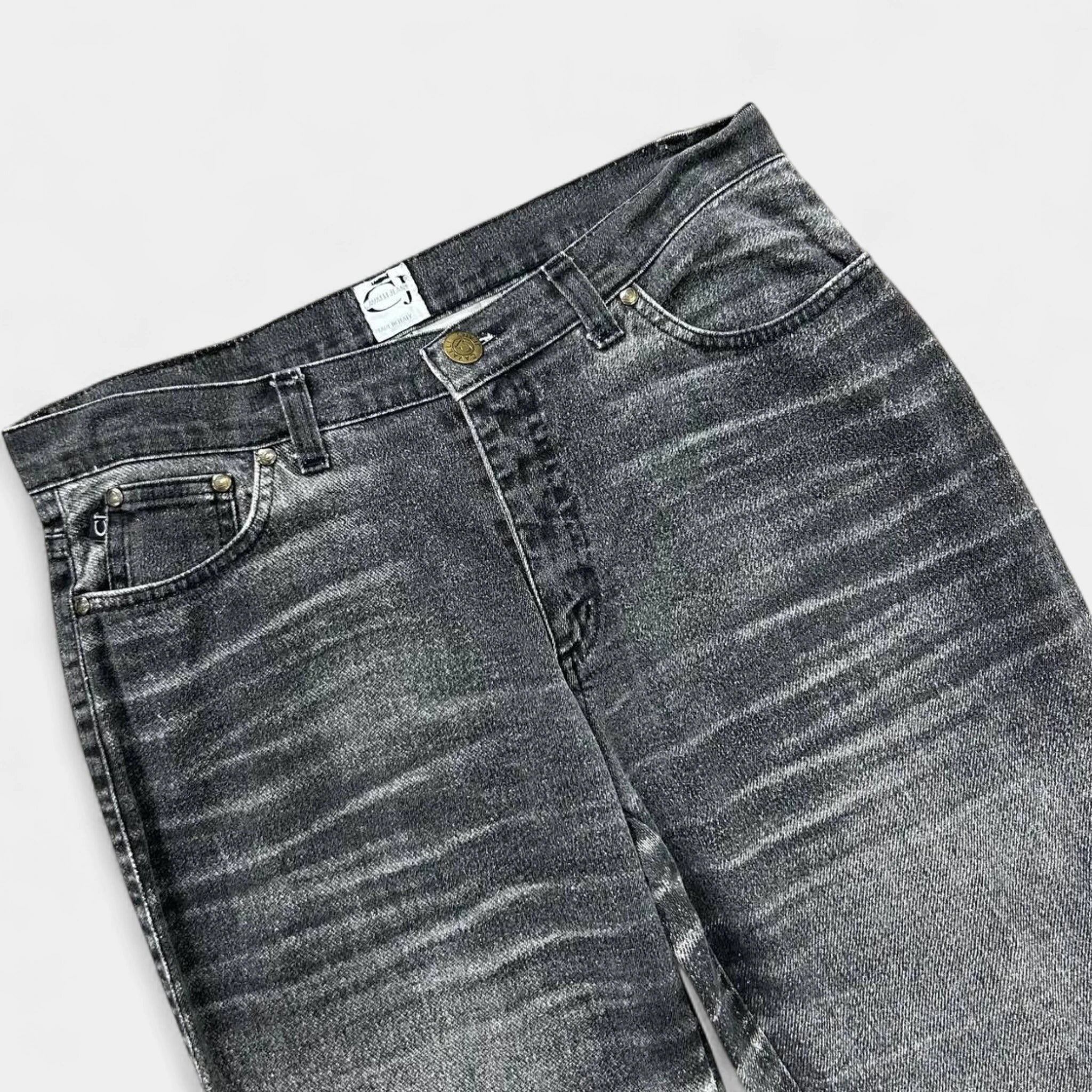 Cavalli Jeans Printed Denim Effect Jeans