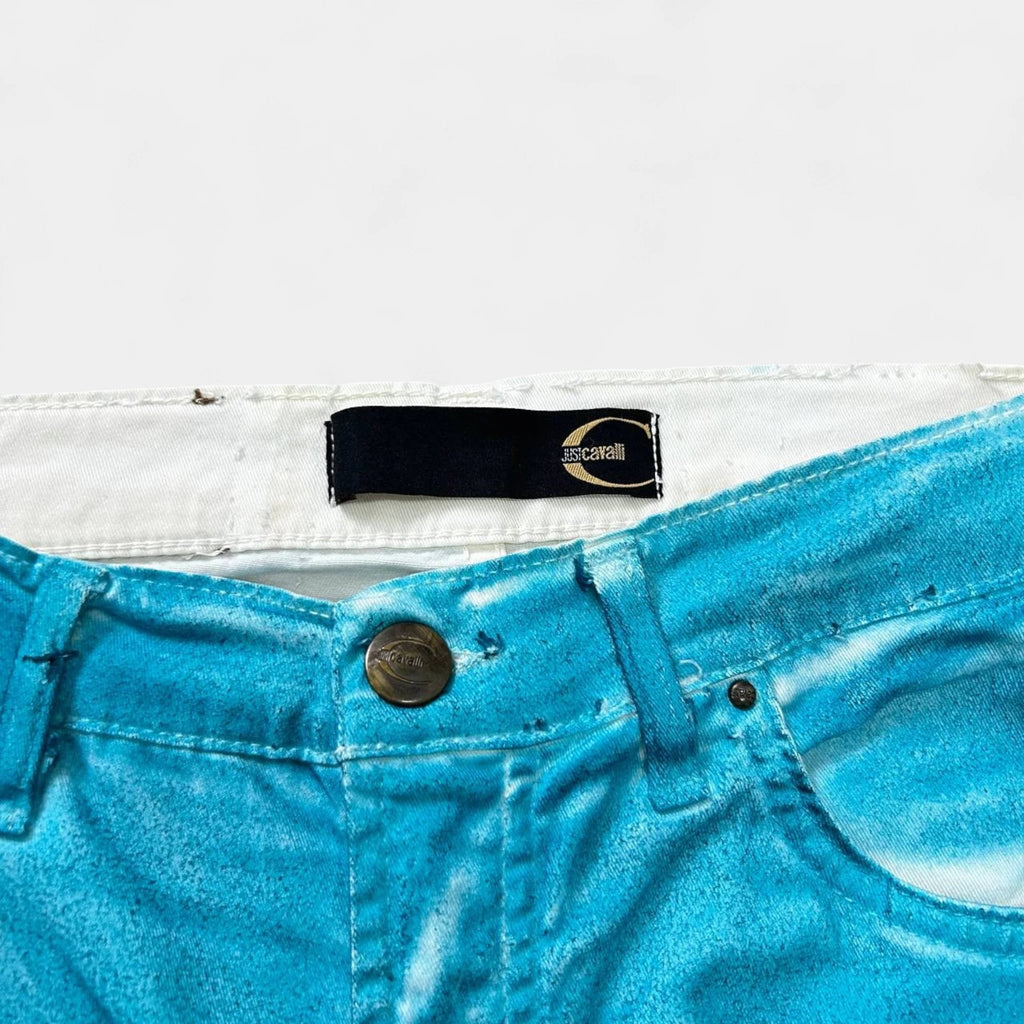 Just Cavalli Flared Blue Denim Jeans