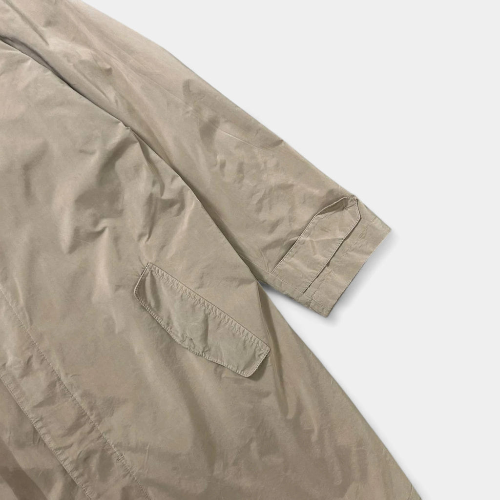 Prada Beige Light Nylon Trench Jacket