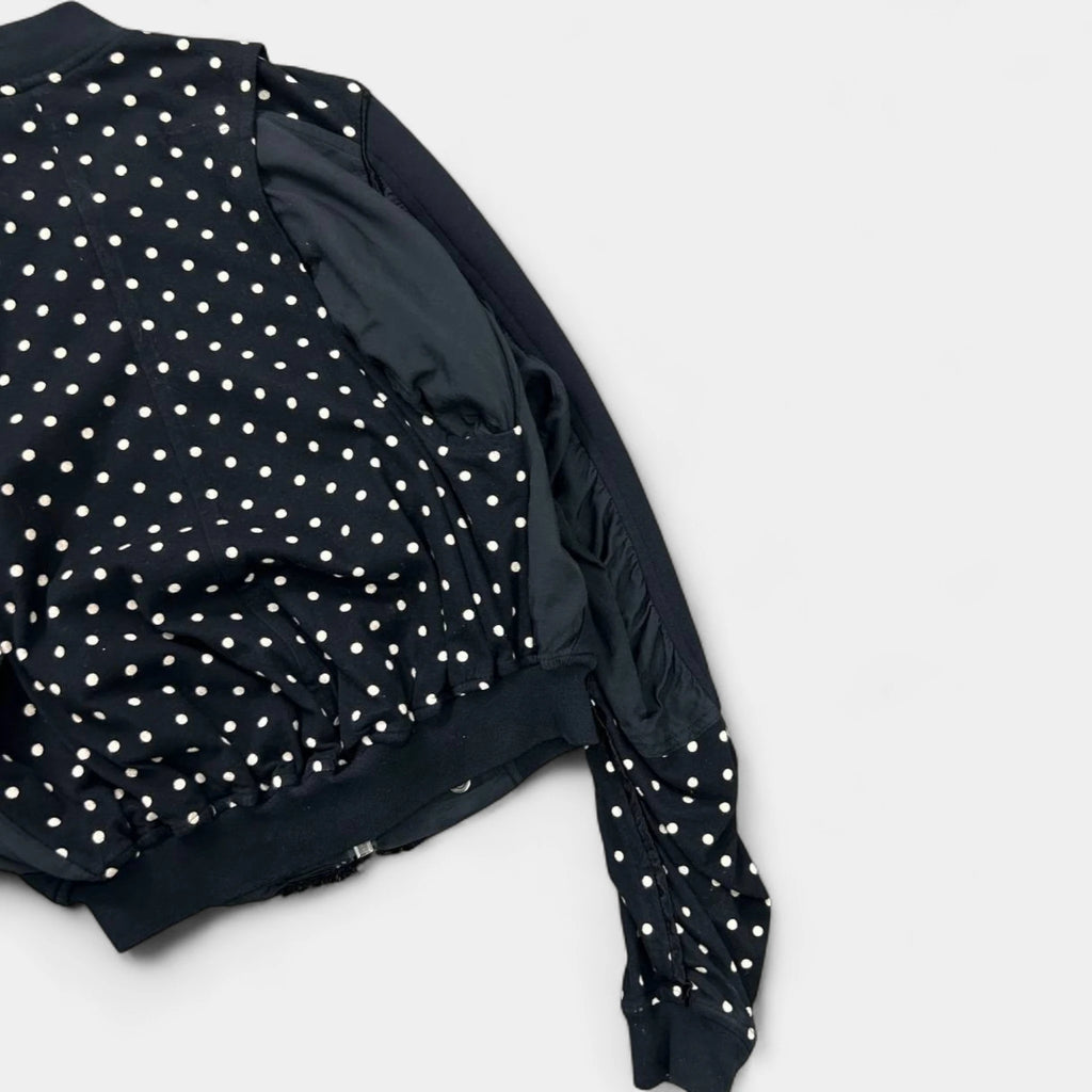Haider Ackermann SS17 Polka Dot Cropped Bomber Jacket