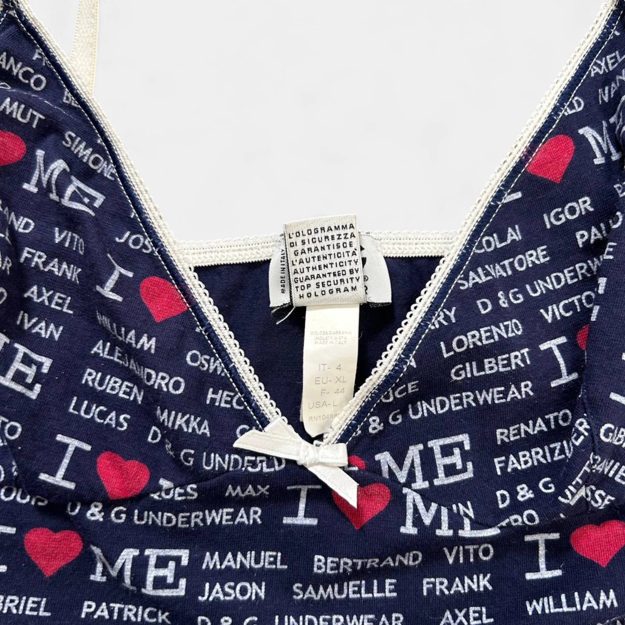 Dolce & Gabbana "I Love Me" Tank Top