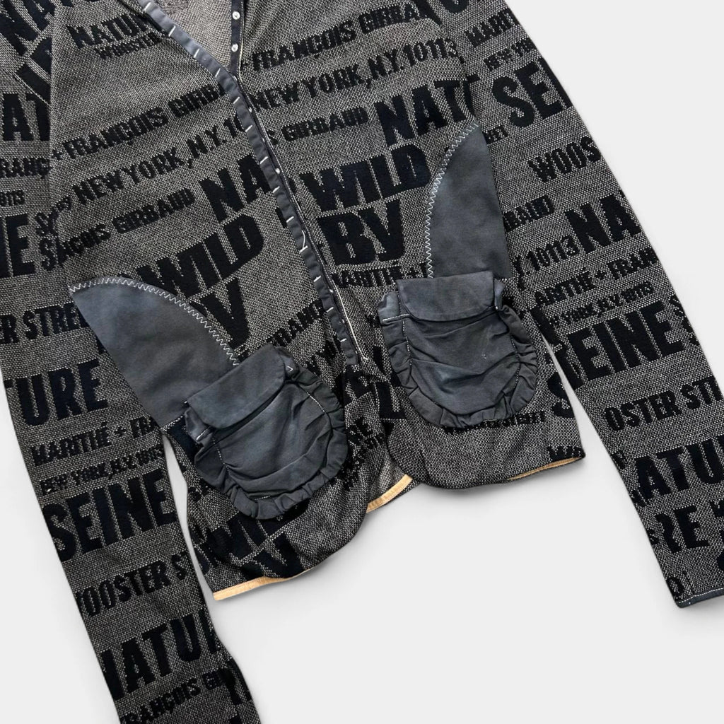 Marithé + François Girbaud  Coquette Knit Cardigan