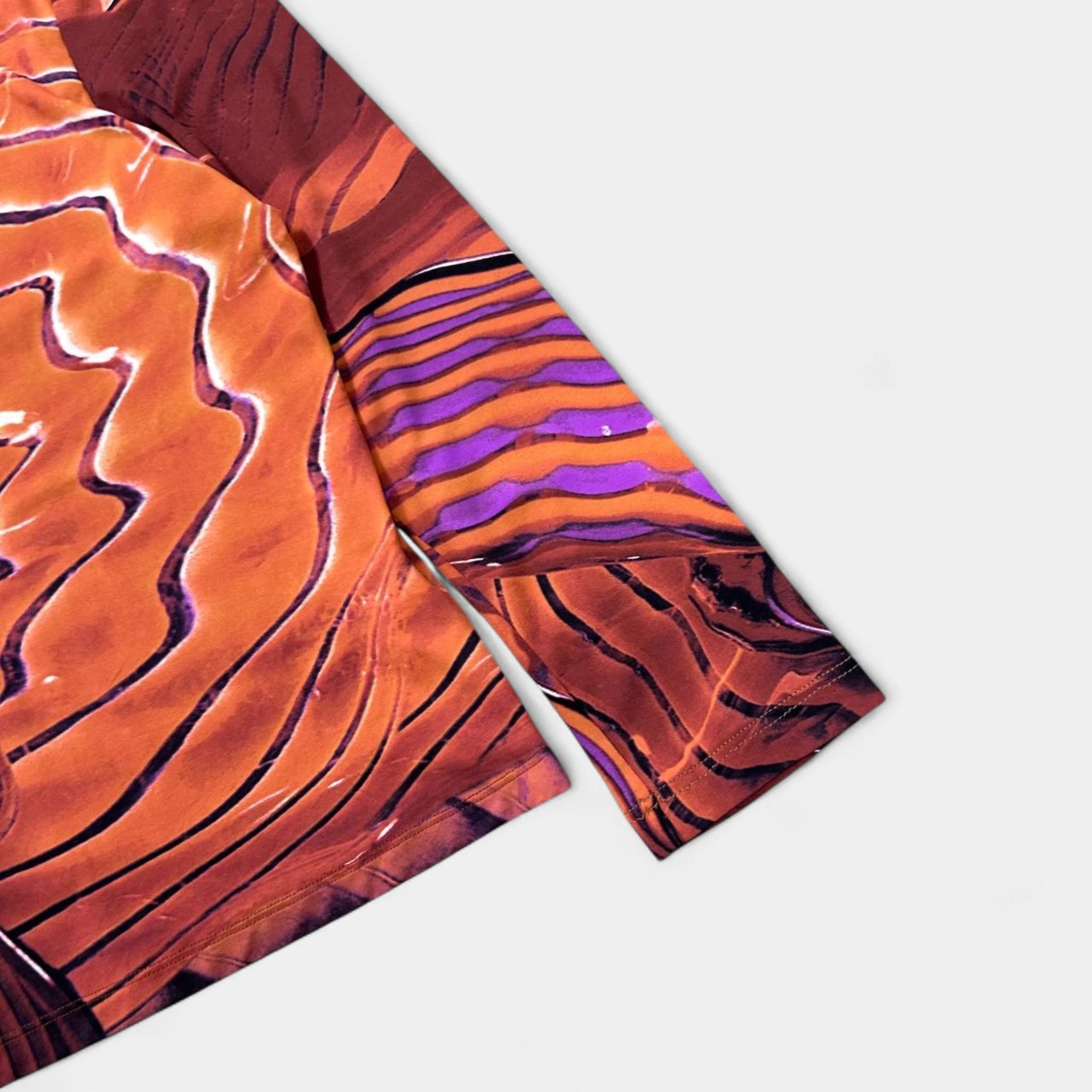 Roberto Cavalli Class 2000s Psychedelic Print Longsleeve