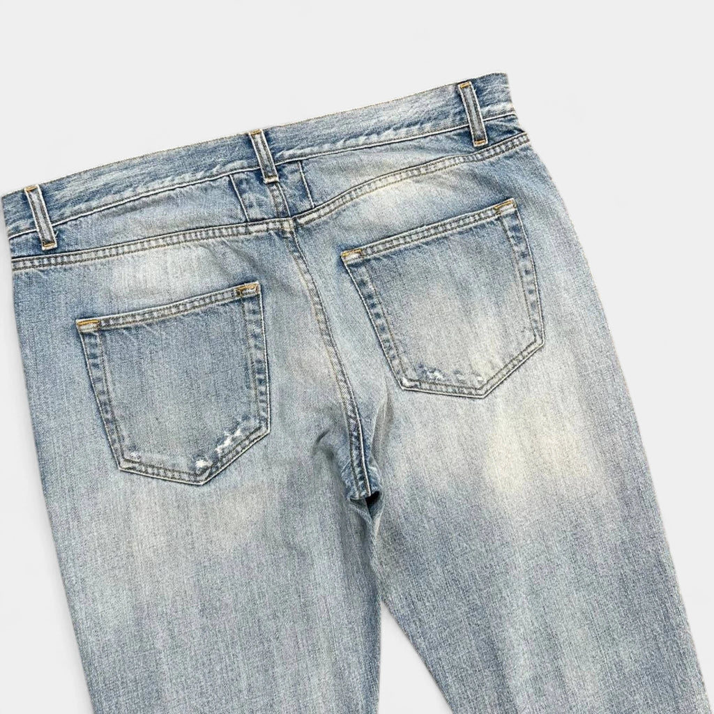 Saint Laurent D02 Blue Skinny Jeans